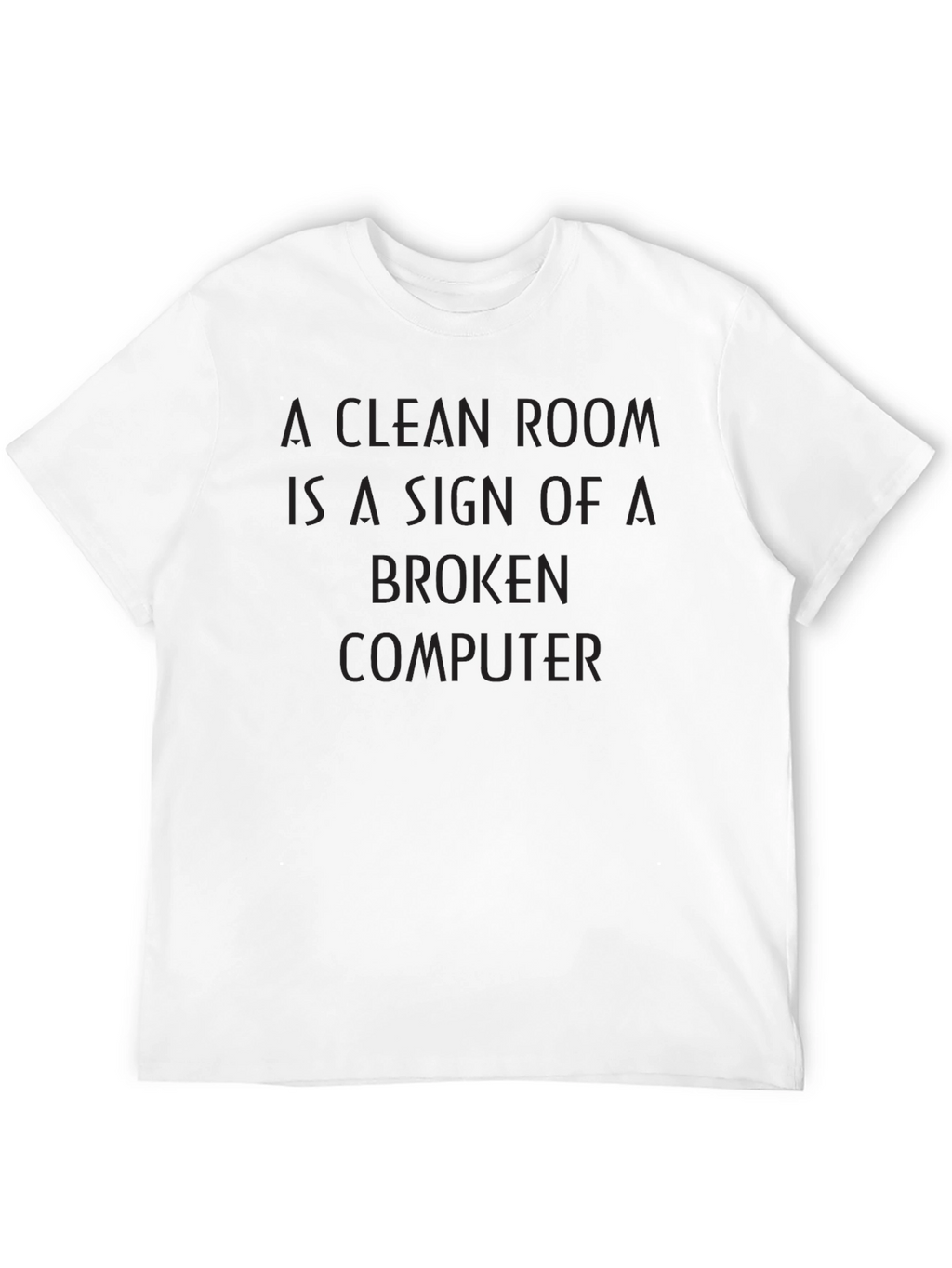 Humorous Broken Computer Graphic Tee
