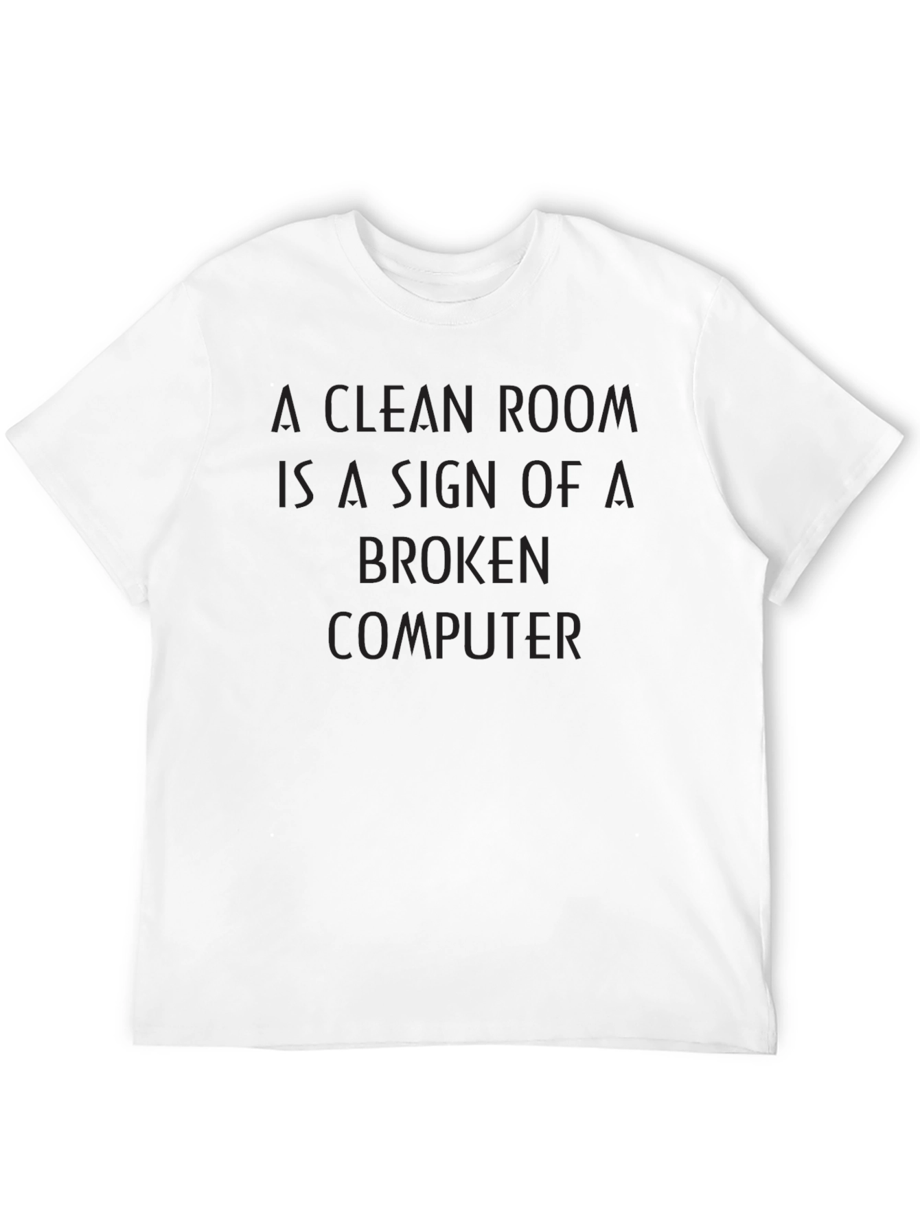 Humorous Broken Computer Graphic Tee
