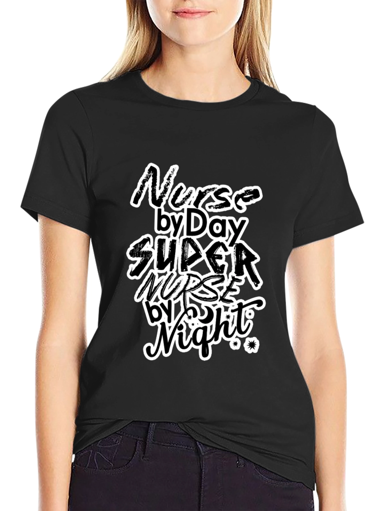 Nurse by Day Super Nurse by Night T-Shirt