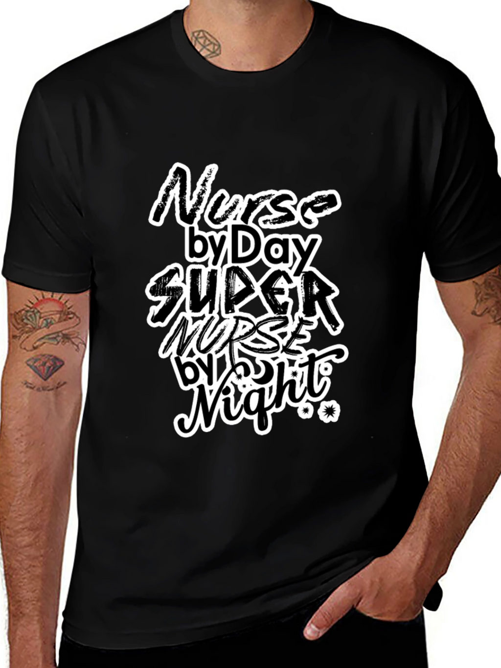 Nurse by Day Super Nurse by Night T-Shirt