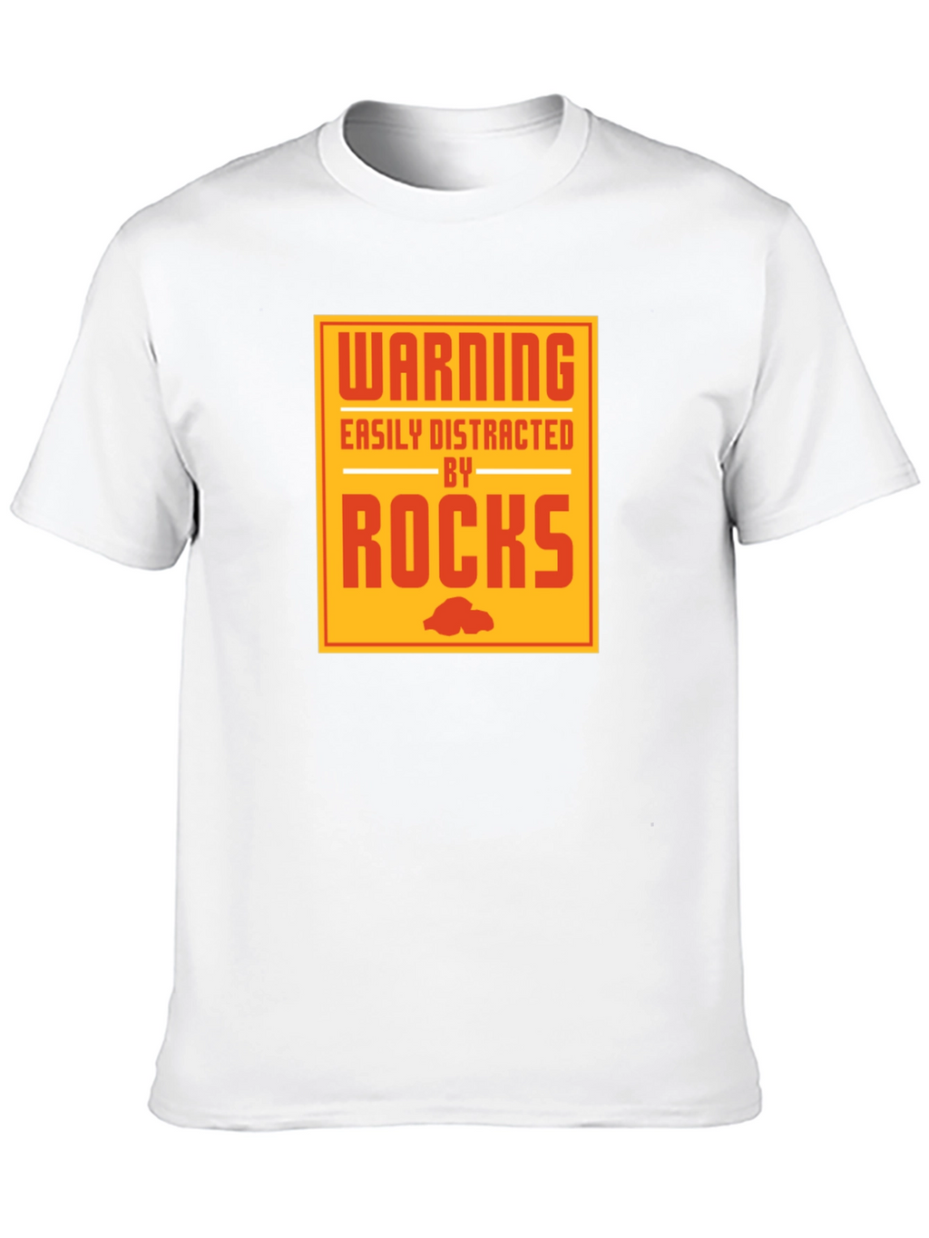 Warning Rocks Graphic Tee