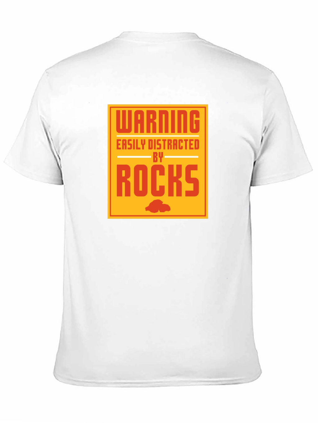 Warning Rocks Graphic Tee