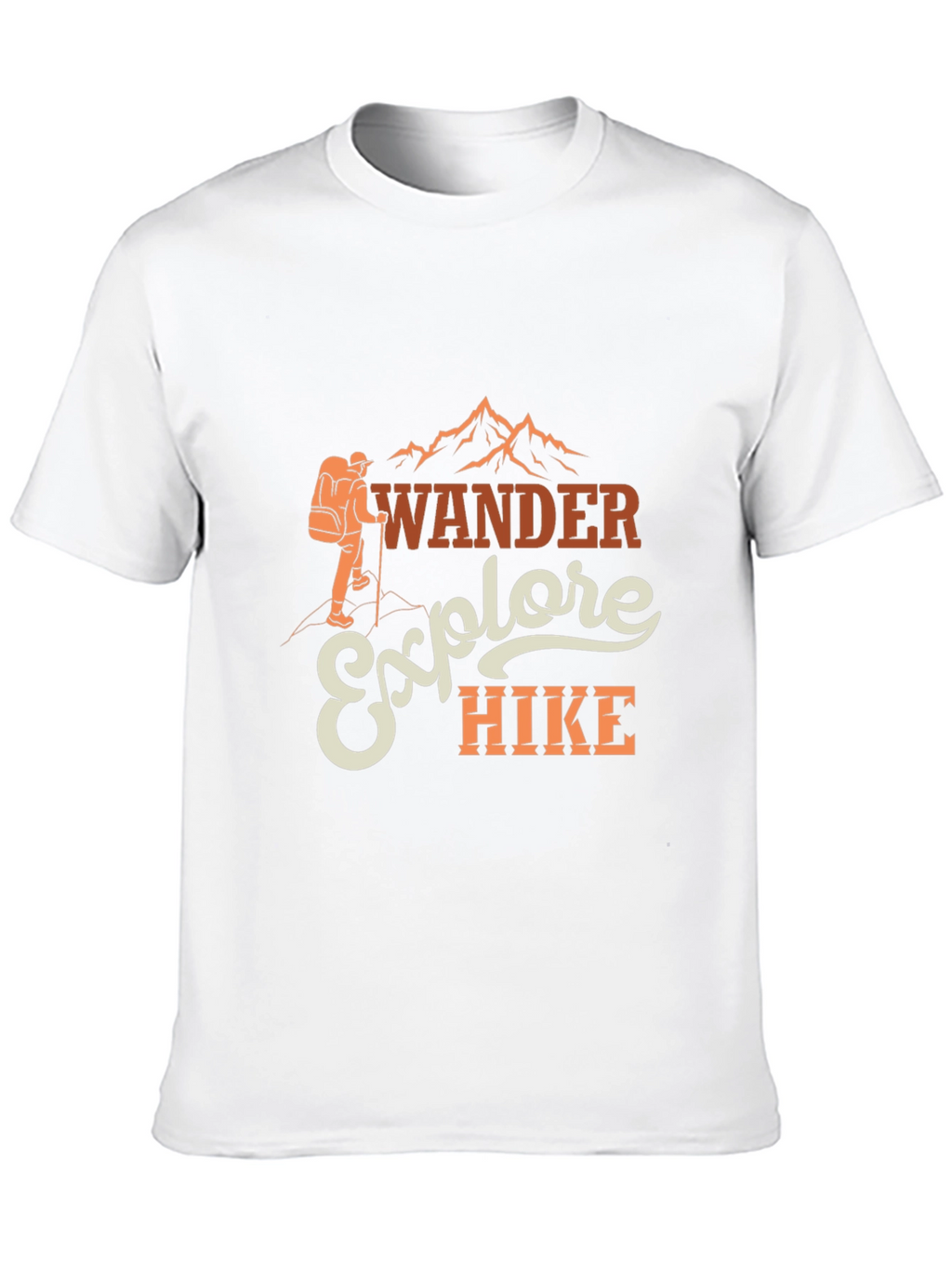 Wander Explore Hike T-Shirt - Outdoor Adventure