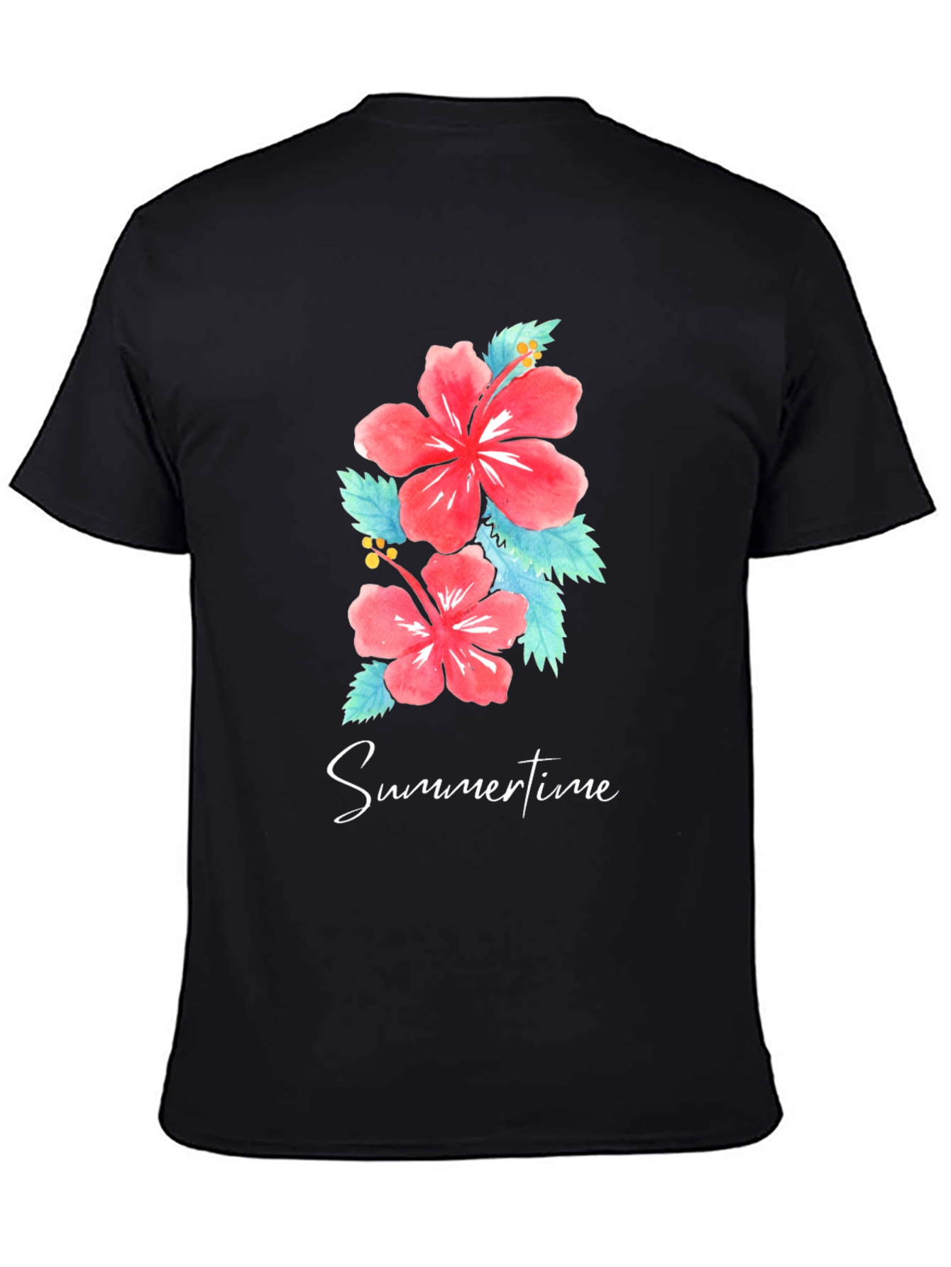 Floral Summertime Graphic T-Shirt