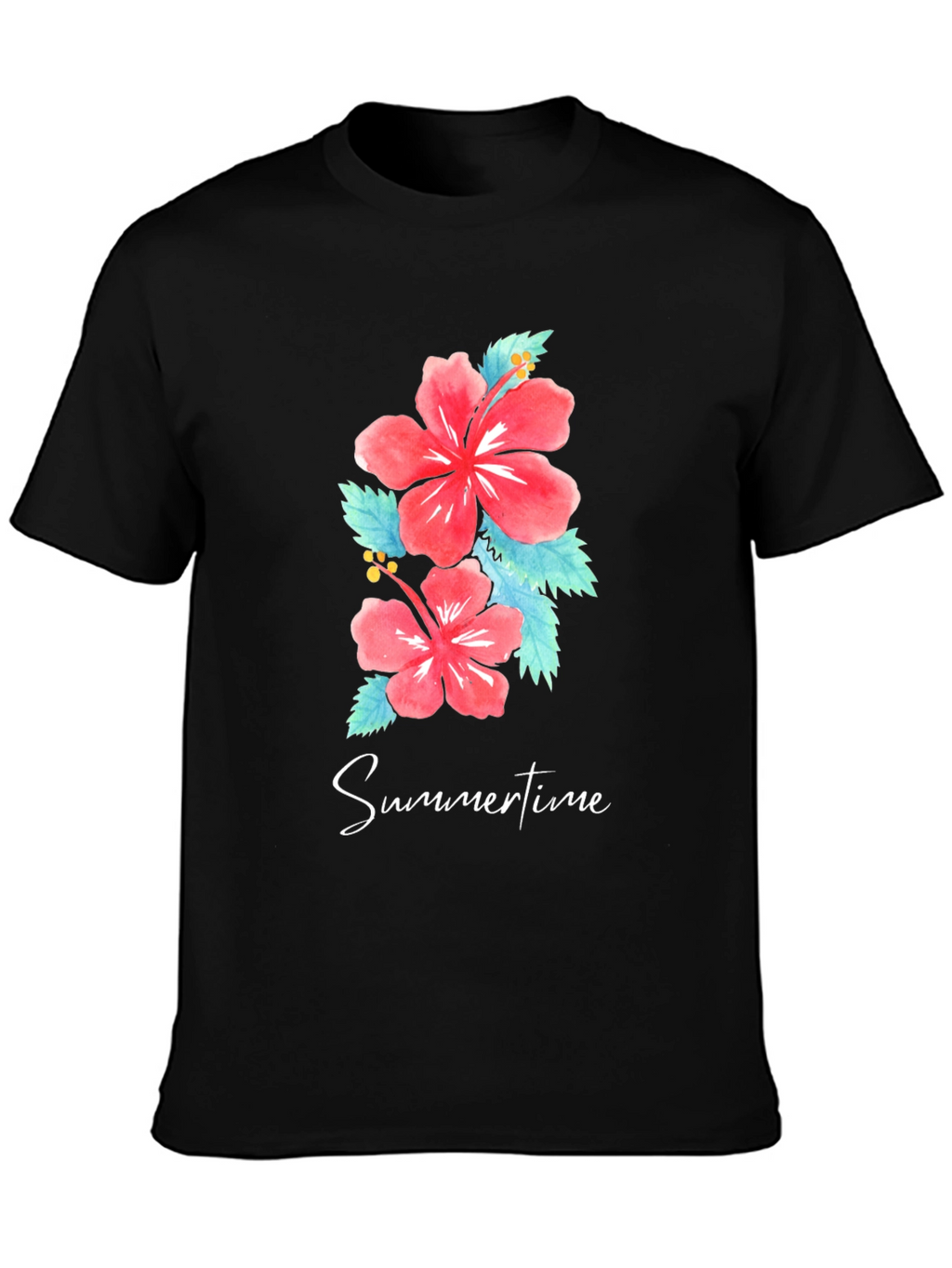 Floral Summertime Graphic T-Shirt