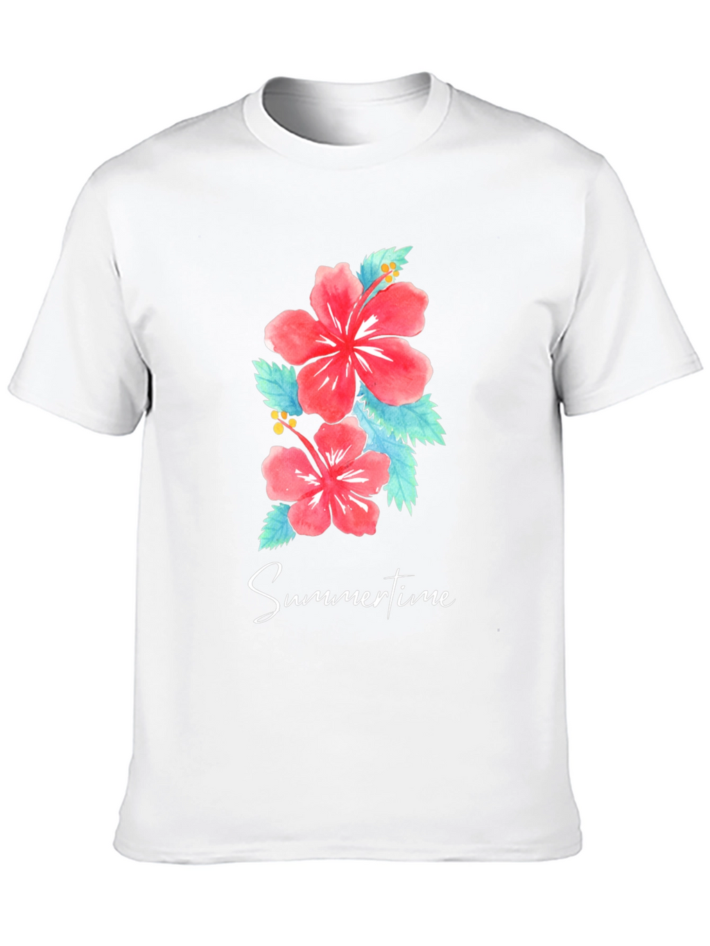Floral Summertime Graphic T-Shirt