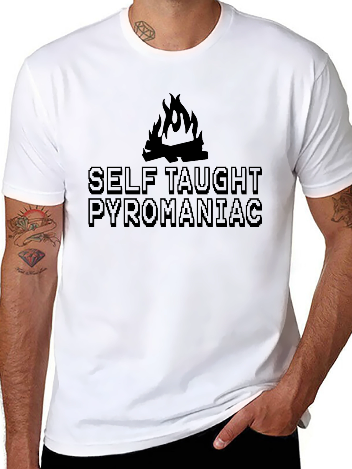 Self Taught Pyromaniac Graphic Tee