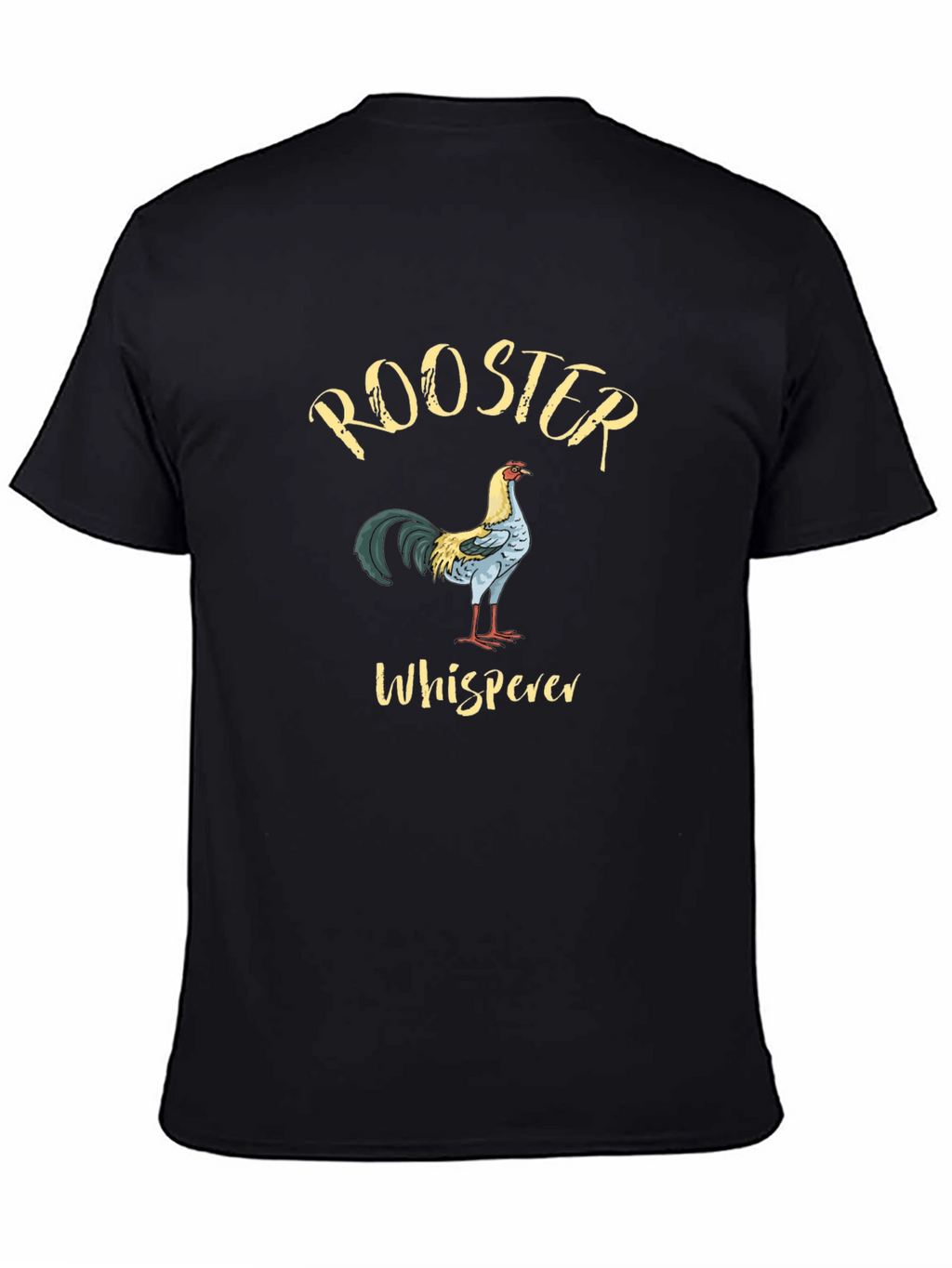 Rooster Whisperer Graphic T-Shirt Black