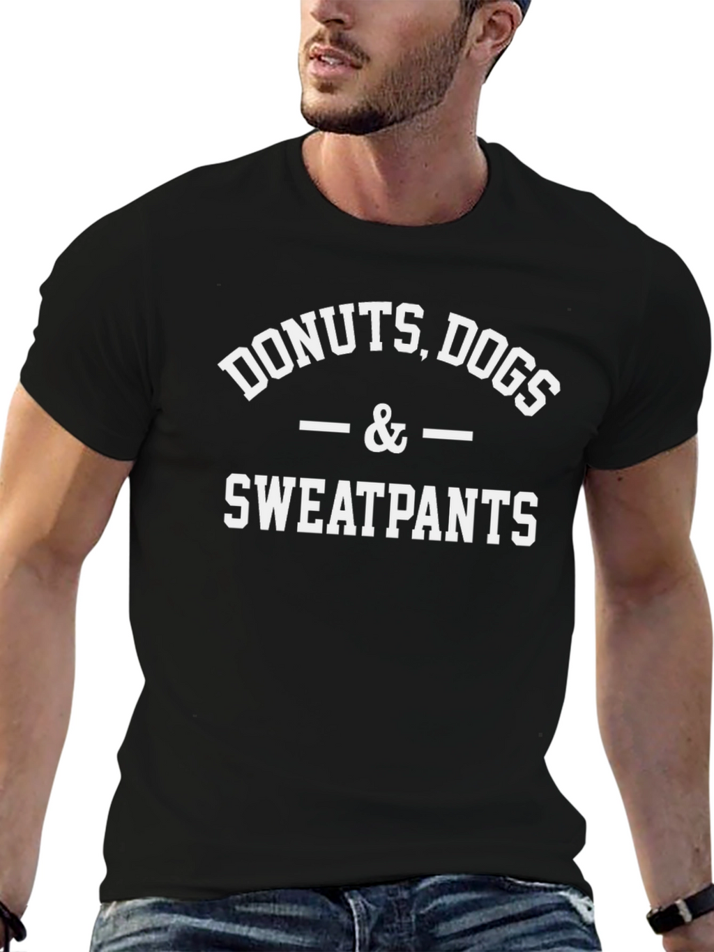 Donuts Dogs & Sweatpants Graphic Tee