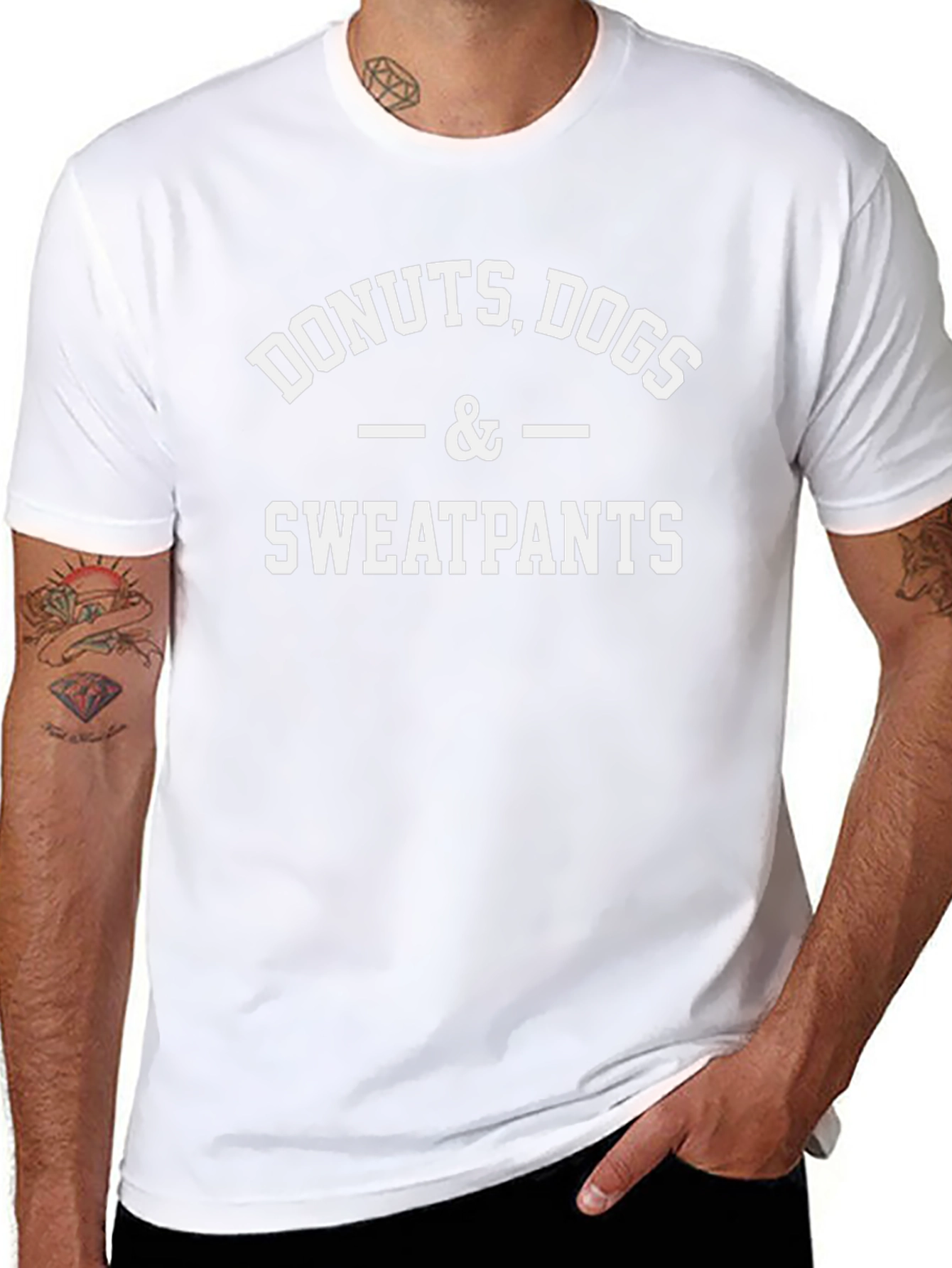 Donuts Dogs & Sweatpants Graphic Tee