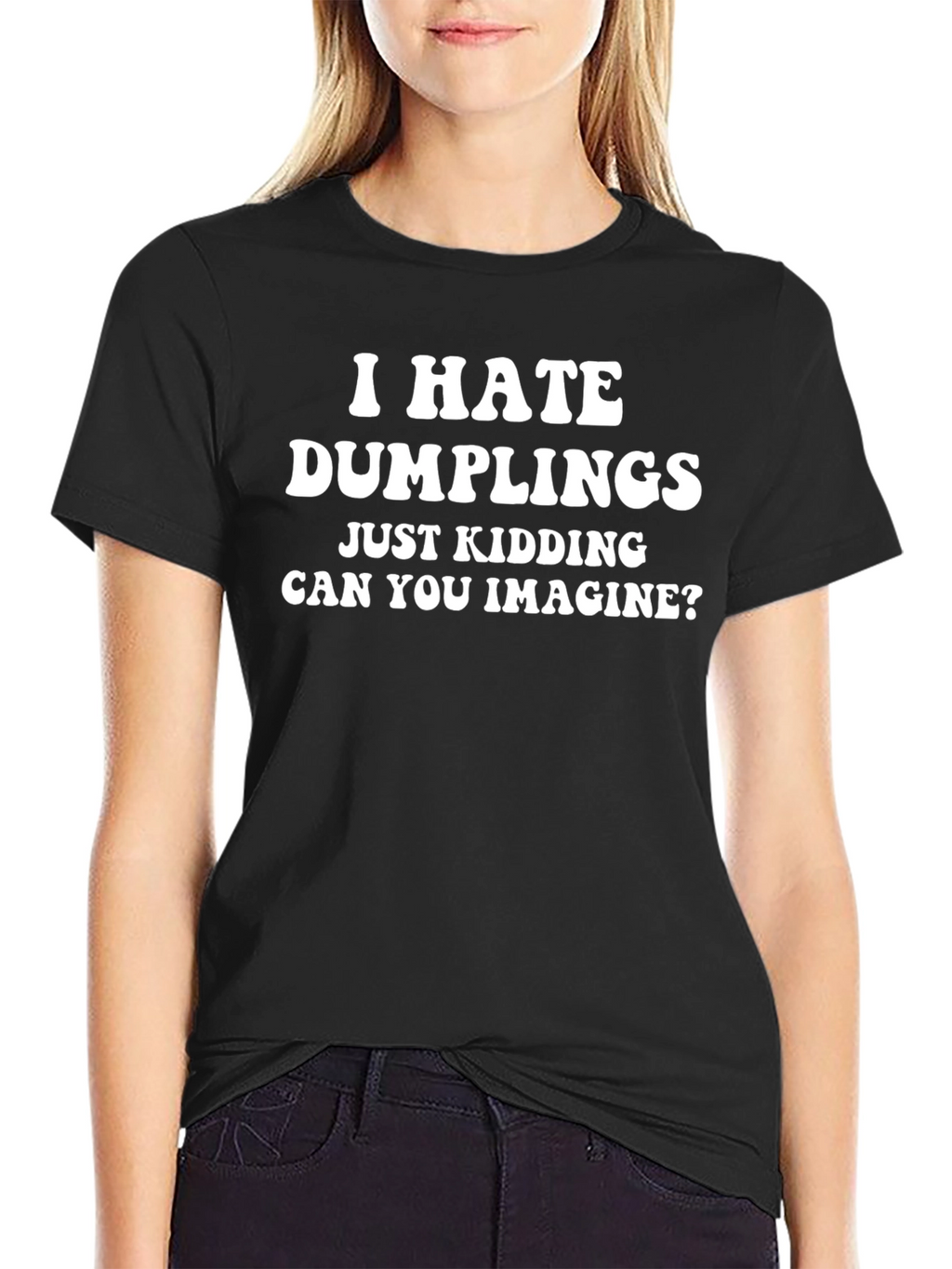 Funny I Hate Dumplings Graphic Tee