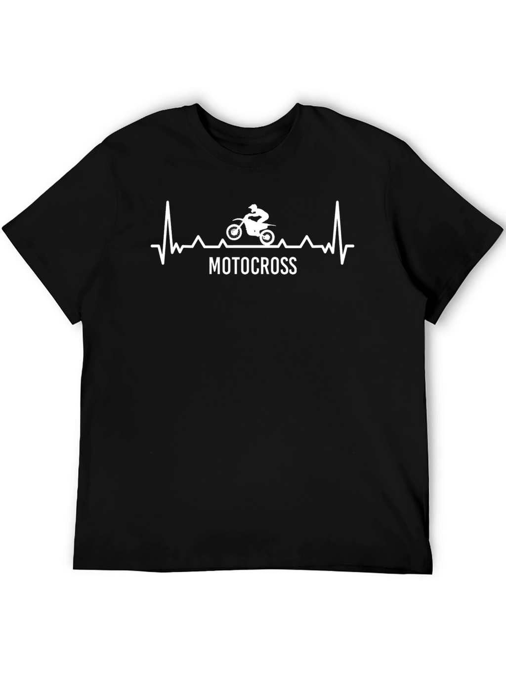 Motocross Heartbeat T-Shirt - Rider Design