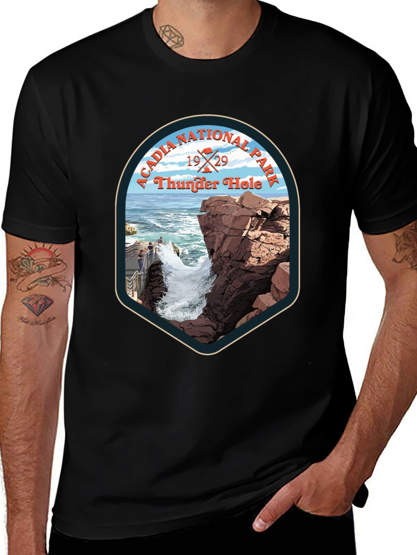 Acadia National Park Thunder Hole T-Shirt