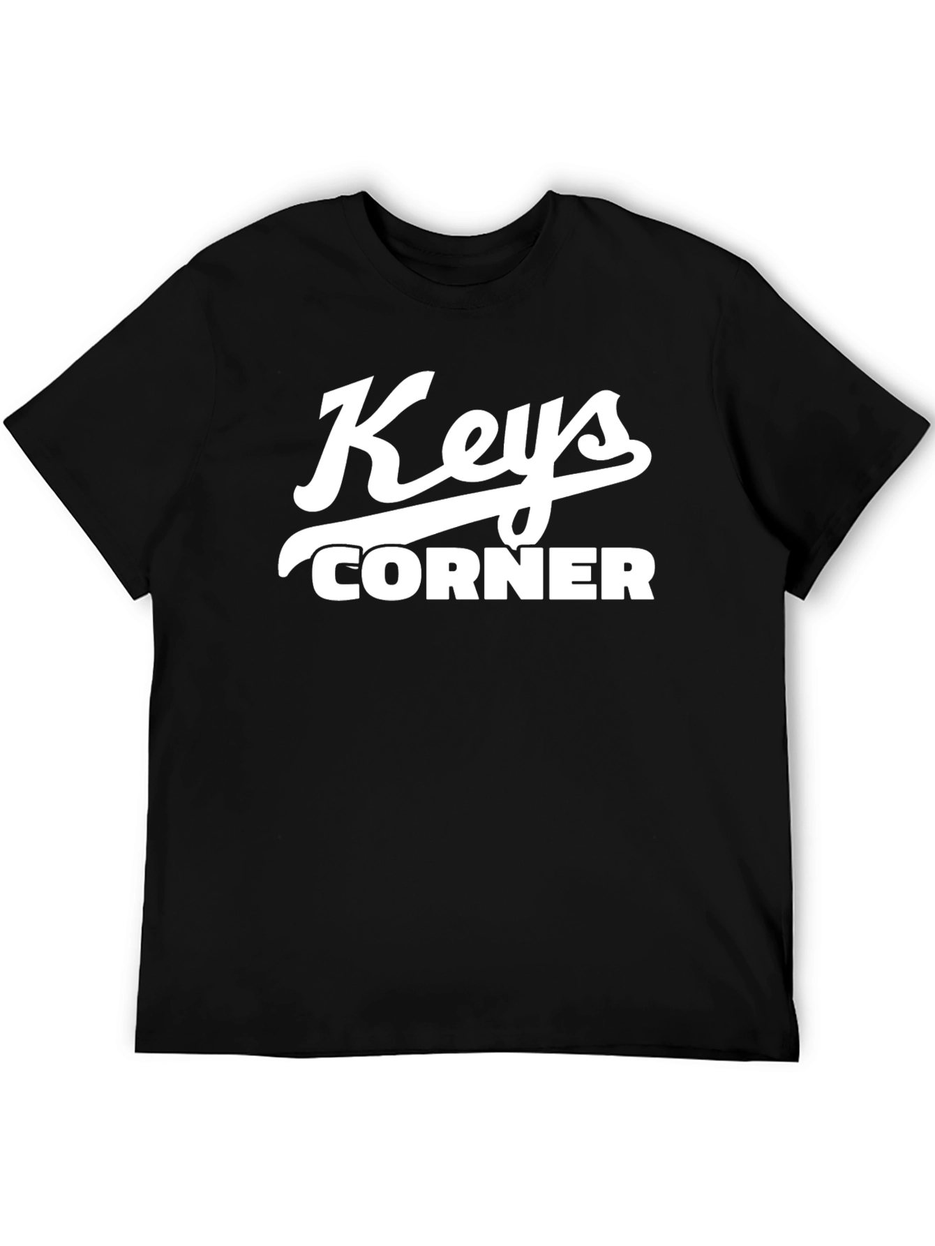 Keys Corner T-Shirt - Black Graphic Tee