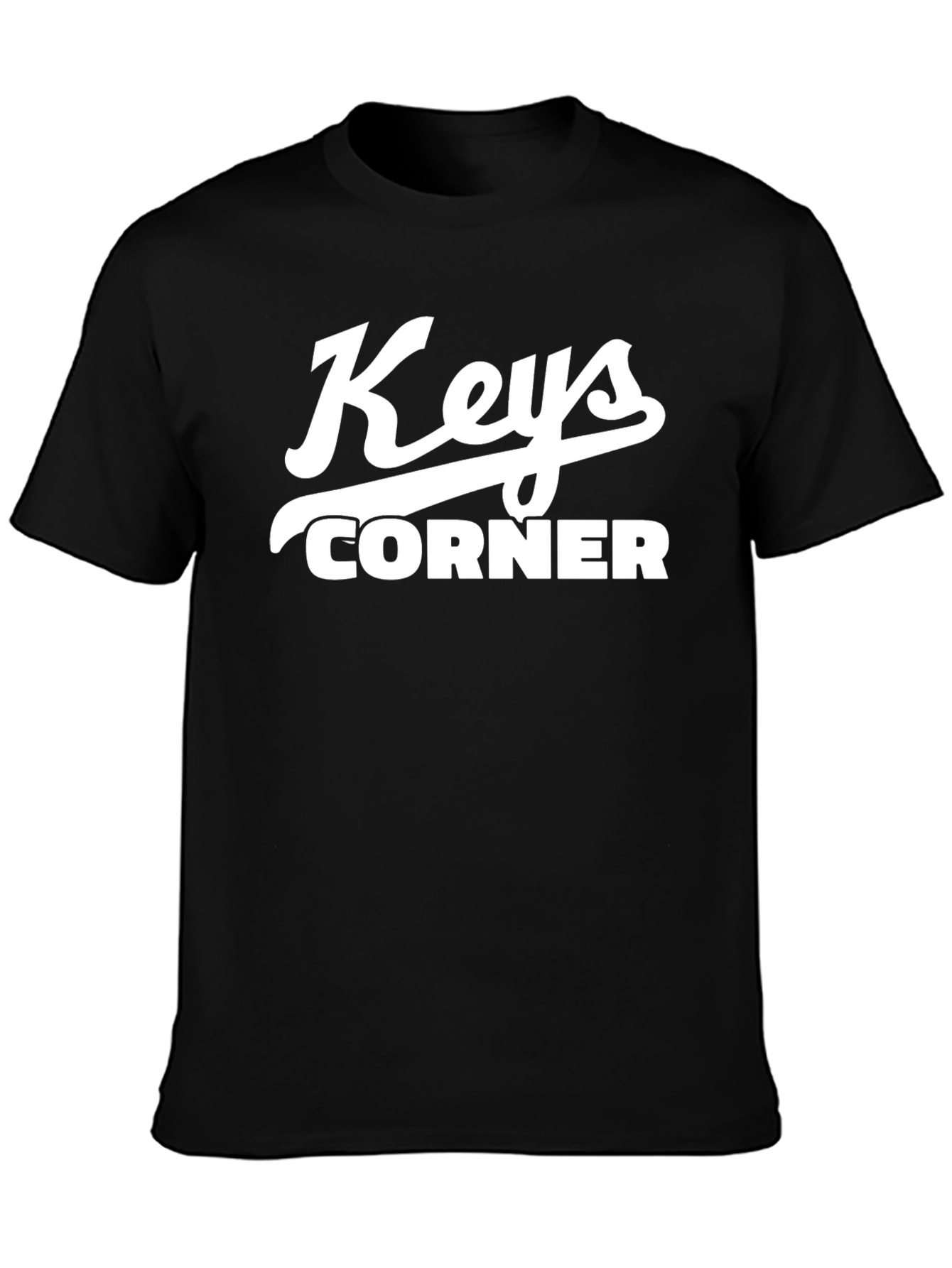 Keys Corner T-Shirt - Black Graphic Tee
