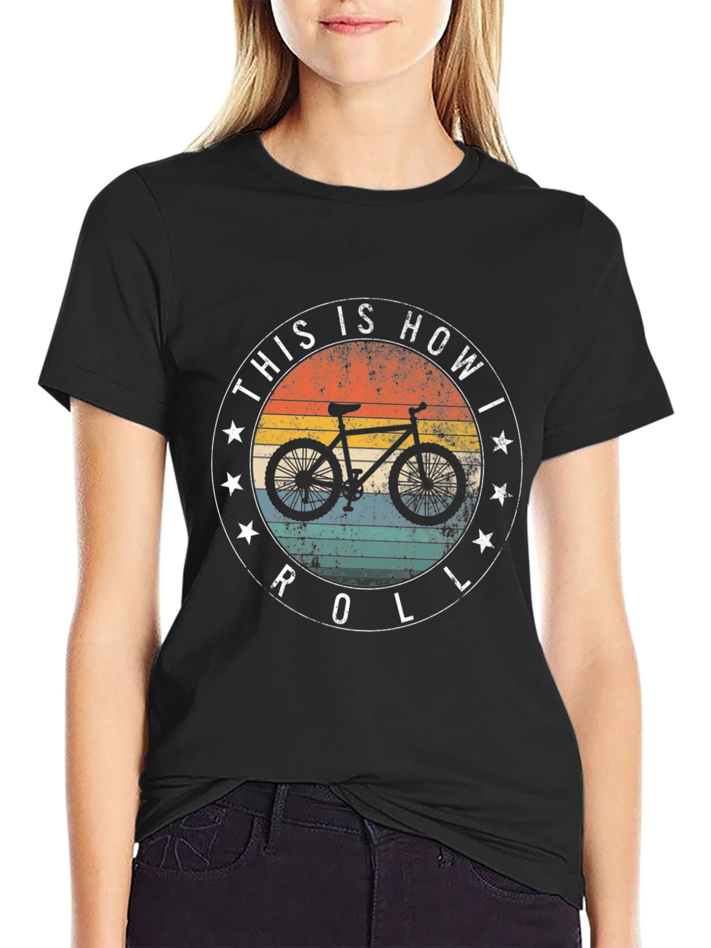 This Is How I Roll Bike Graphic Tee