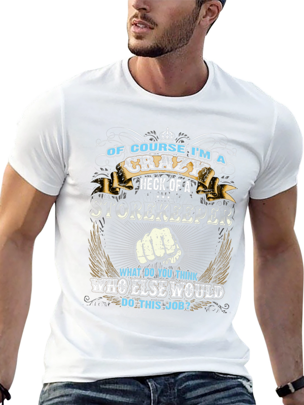 Crazy Storekeeper Graphic Tee