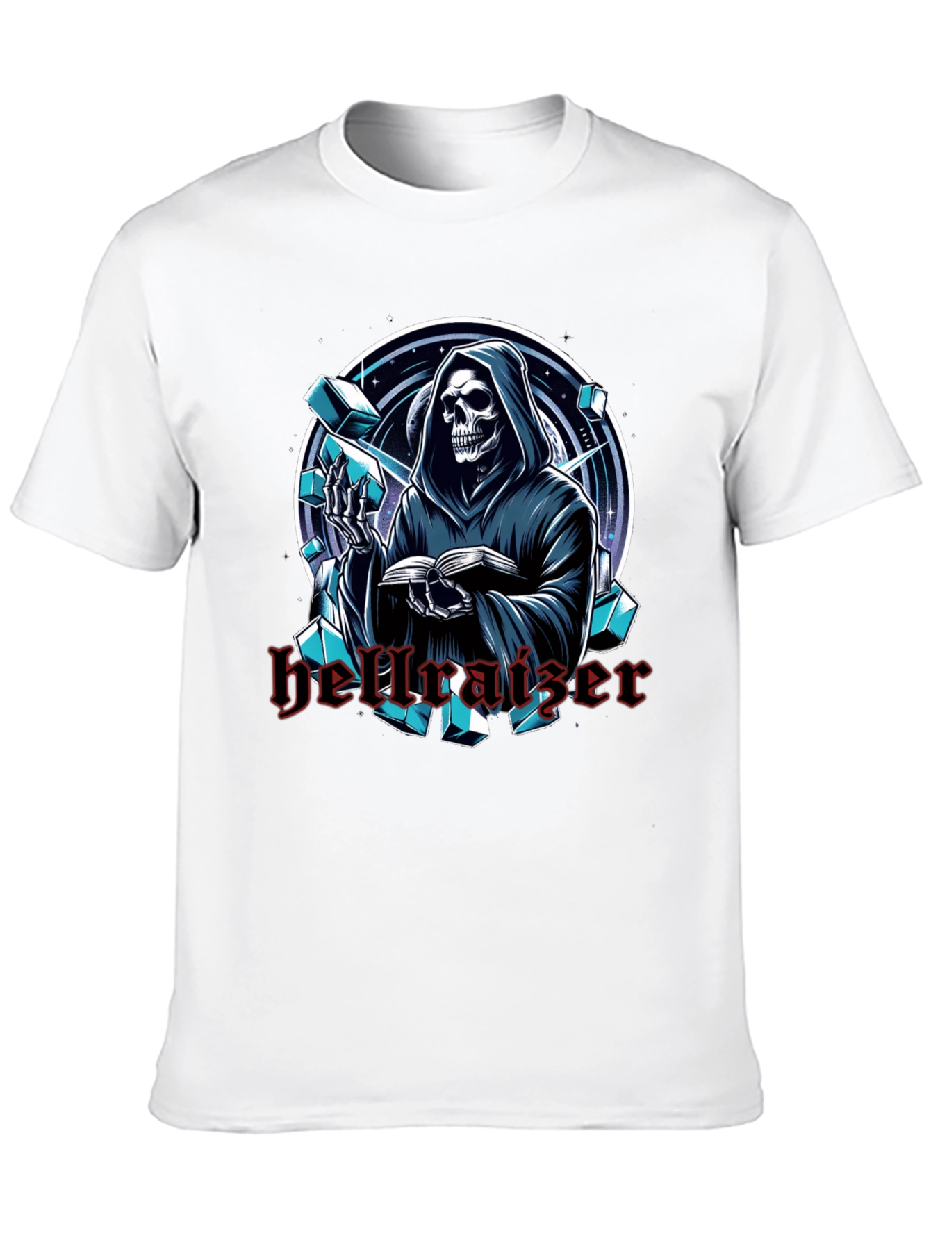 Hellraiser Graphic Print Black T-Shirt