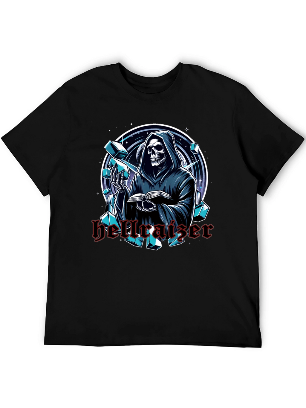 Hellraiser Graphic Print Black T-Shirt