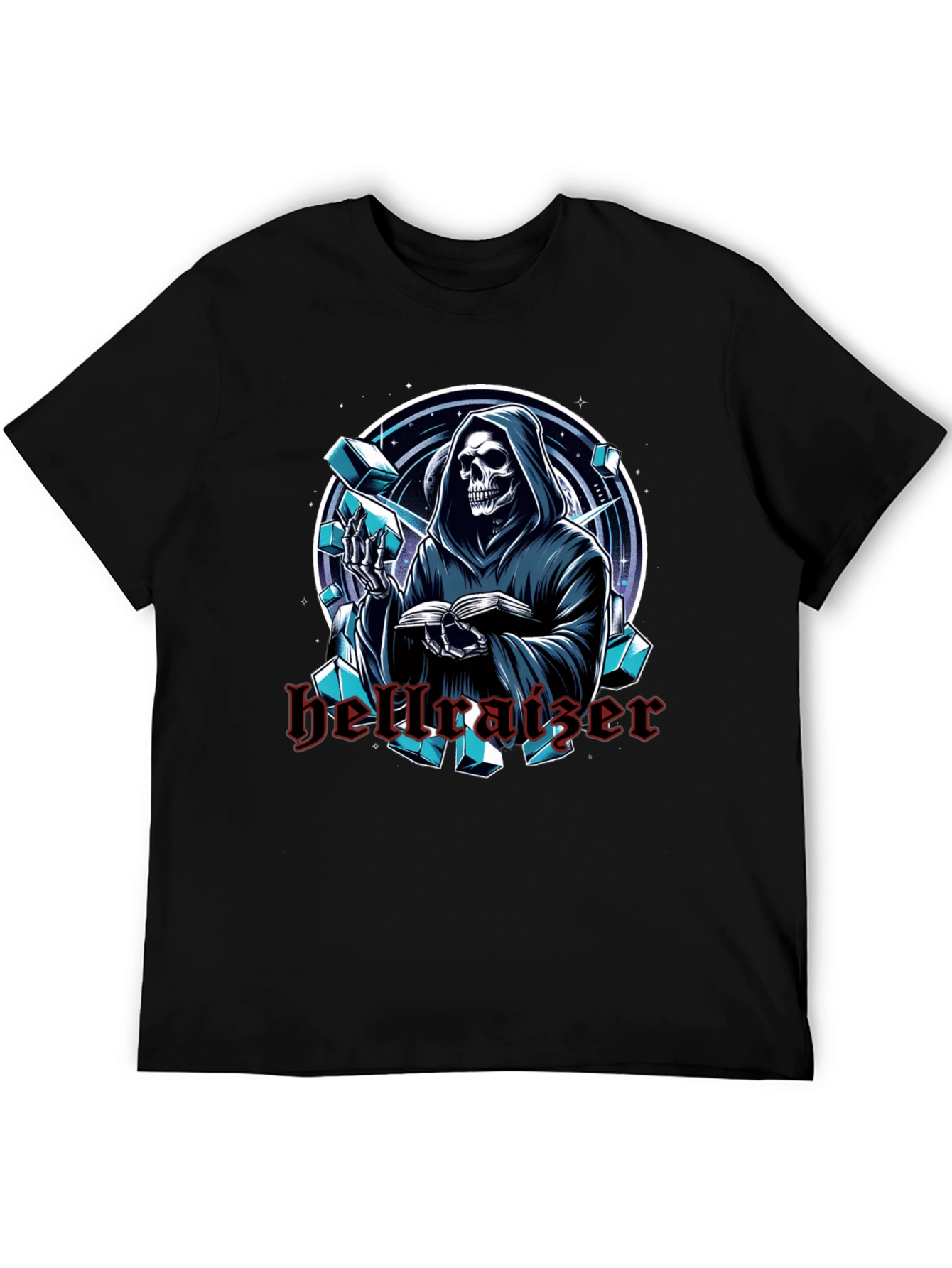 Hellraiser Graphic Print Black T-Shirt