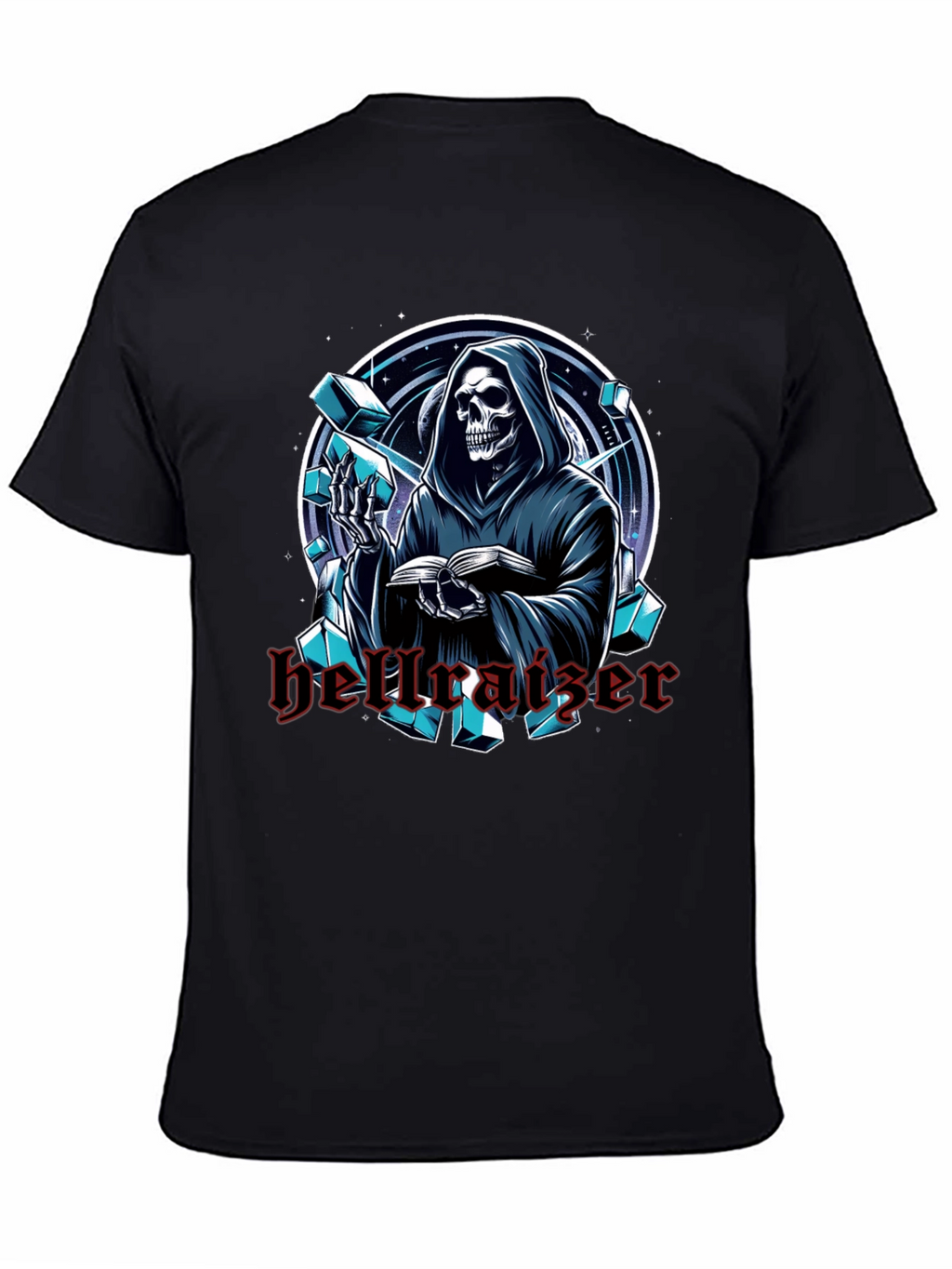 Hellraiser Graphic Print Black T-Shirt