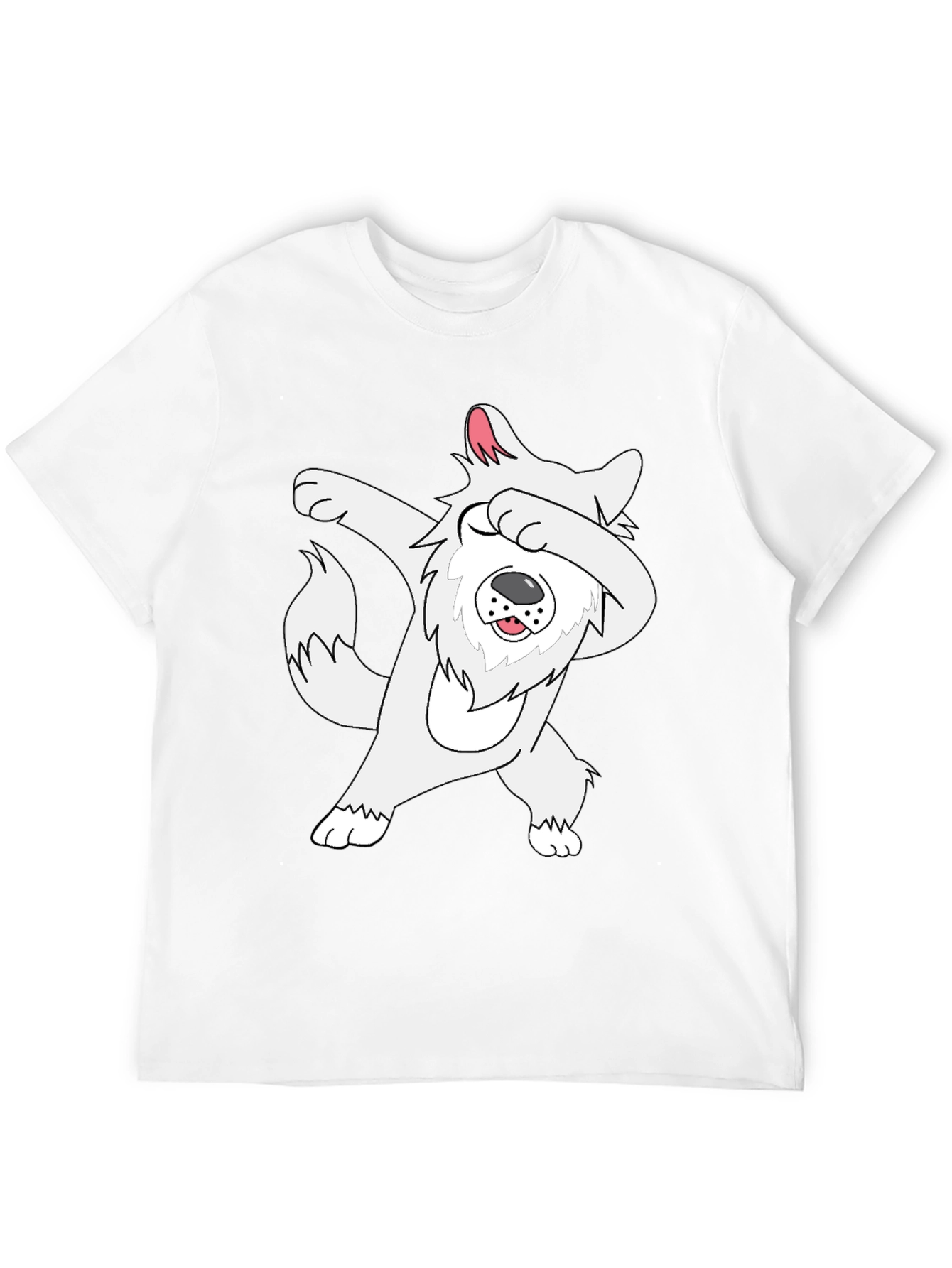 Dabbing Dog Graphic T-Shirt - Fun & Stylish Tee