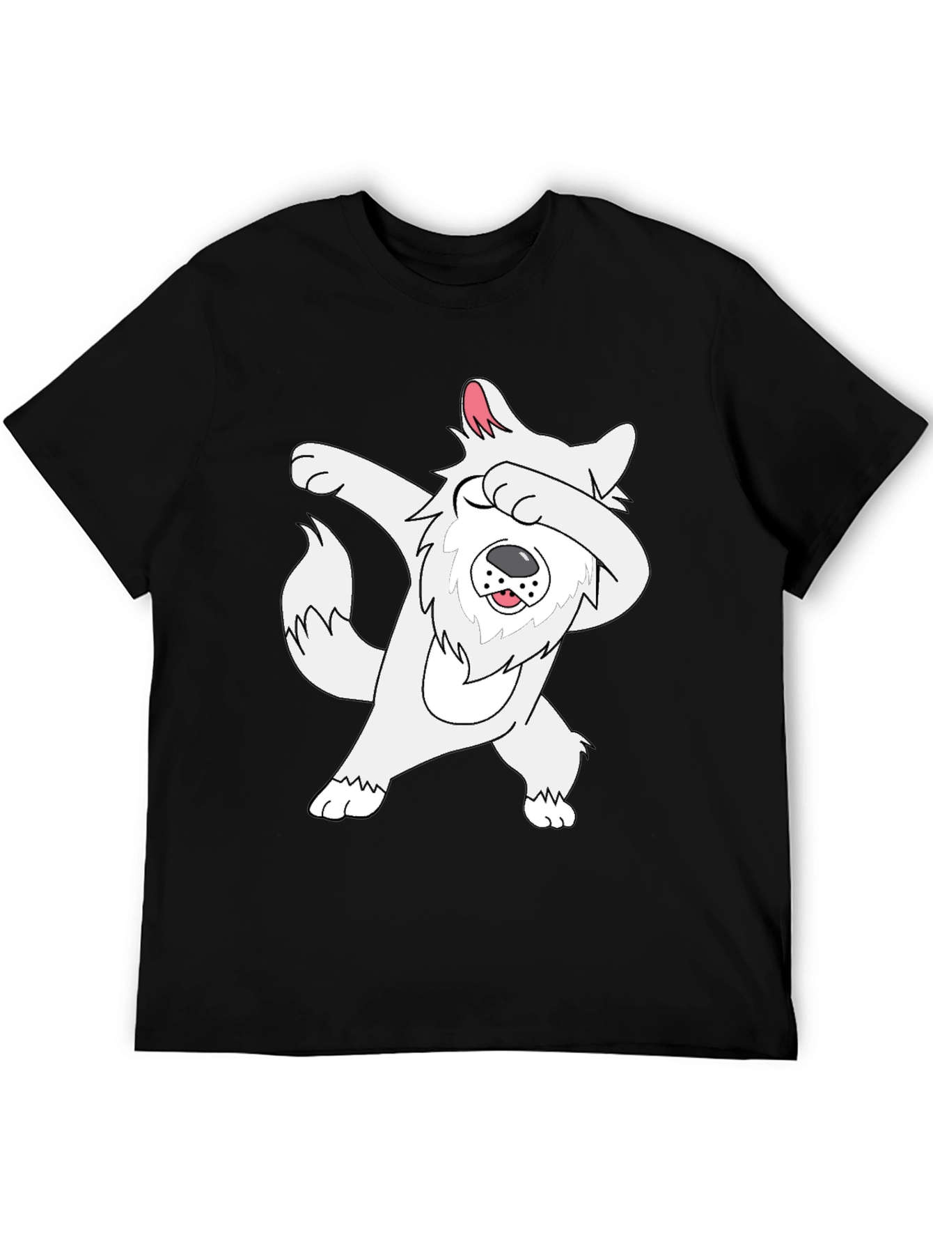 Dabbing Dog Graphic T-Shirt - Fun & Stylish Tee