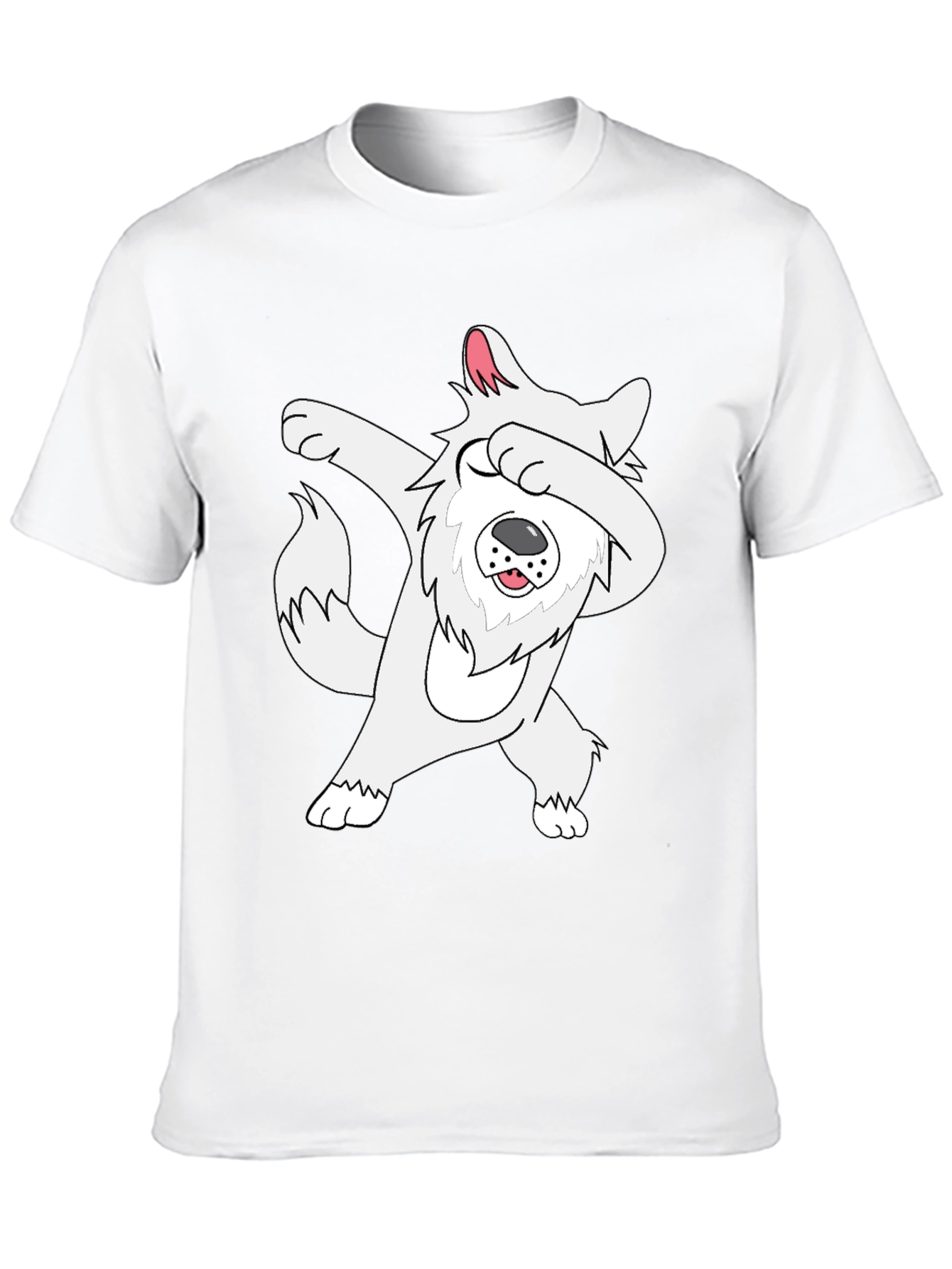 Dabbing Dog Graphic T-Shirt - Fun & Stylish Tee