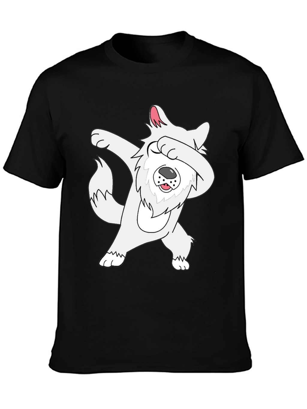 Dabbing Dog Graphic T-Shirt - Fun & Stylish Tee