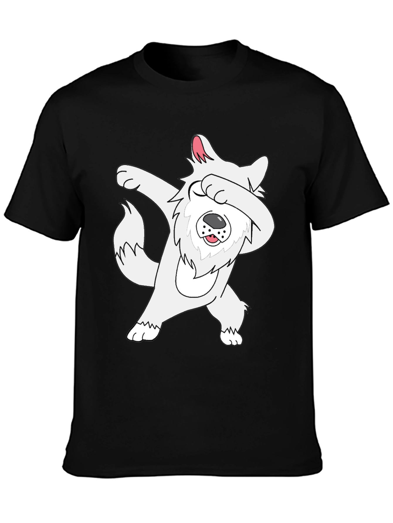 Dabbing Dog Graphic T-Shirt - Fun & Stylish Tee