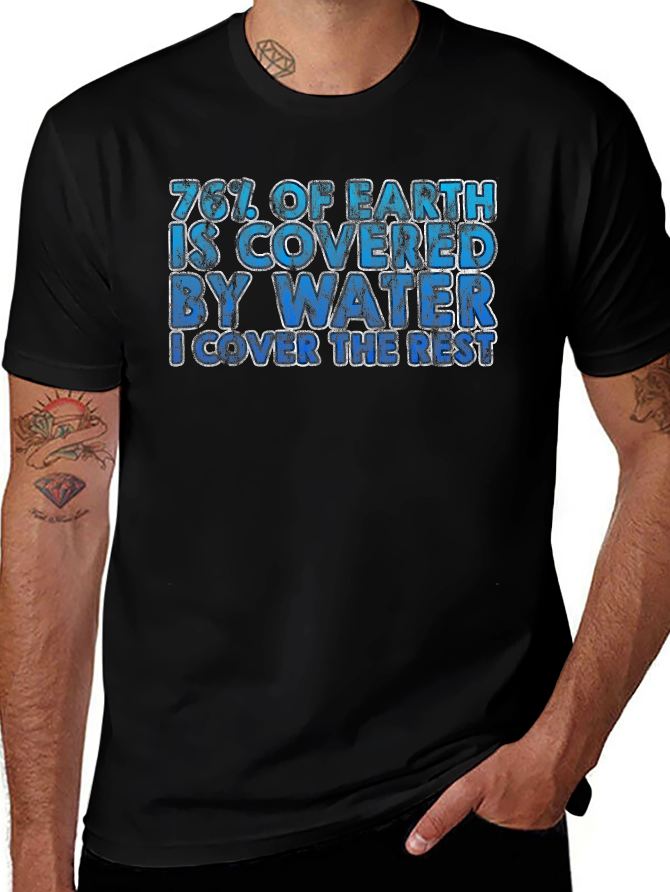 Humorous Earth Coverage T-Shirt