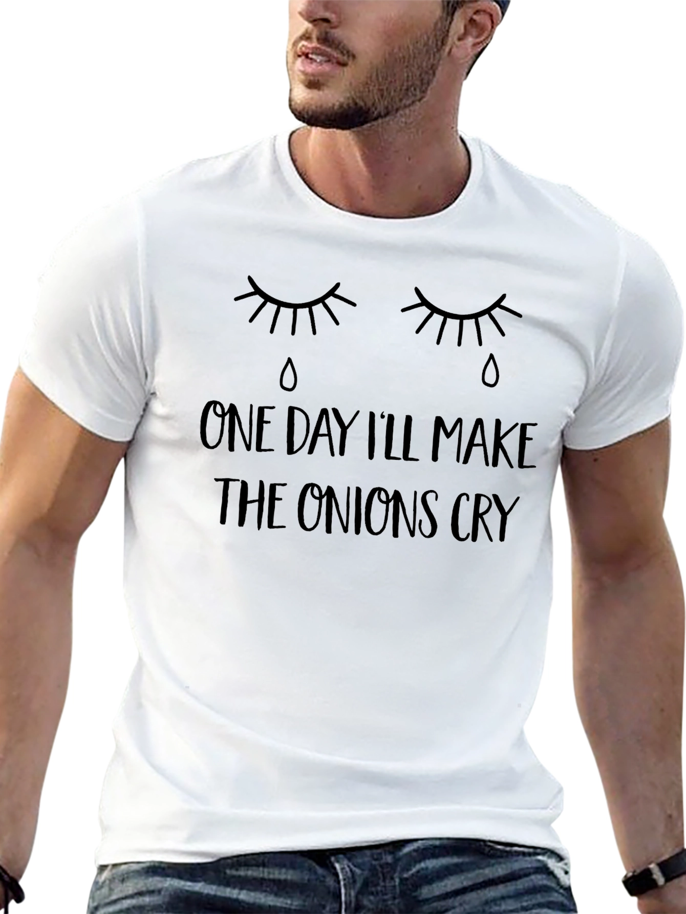 One Day Ill Make the Onions Cry Black Tee