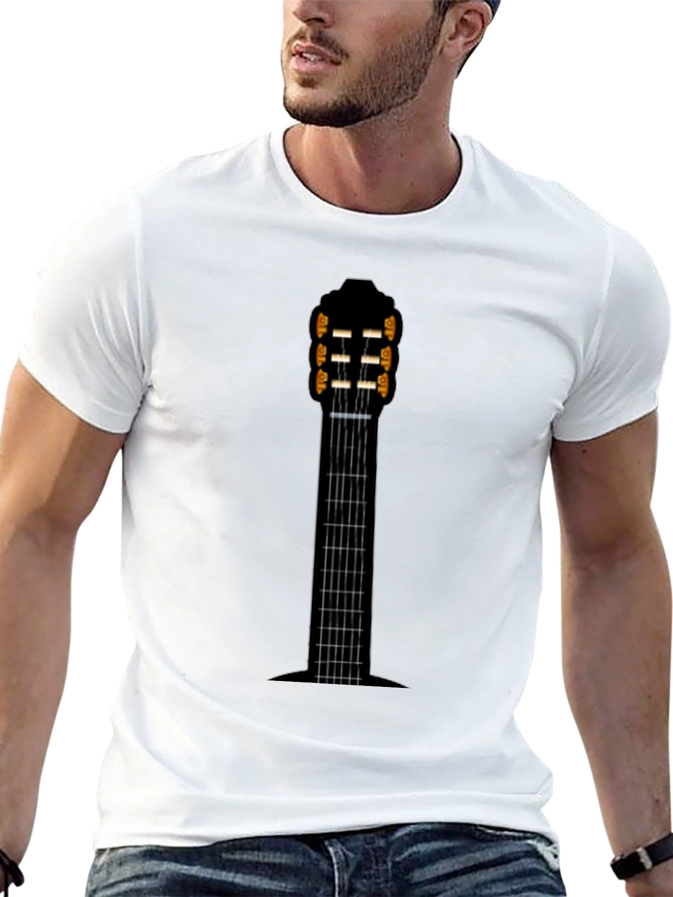 Guitar Neck T-Shirt - Music Lover Tee
