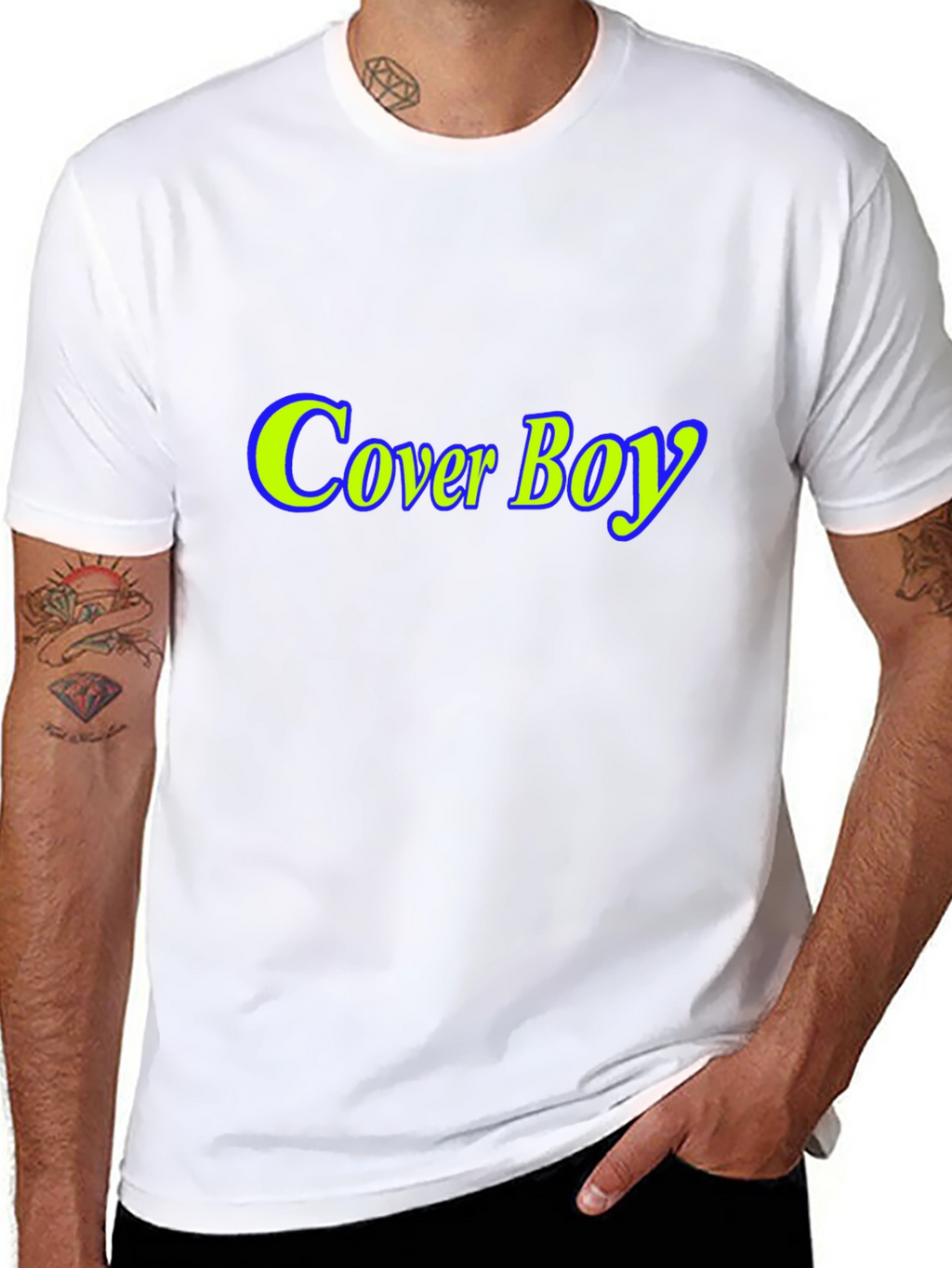 Cover Boy Black T-Shirt