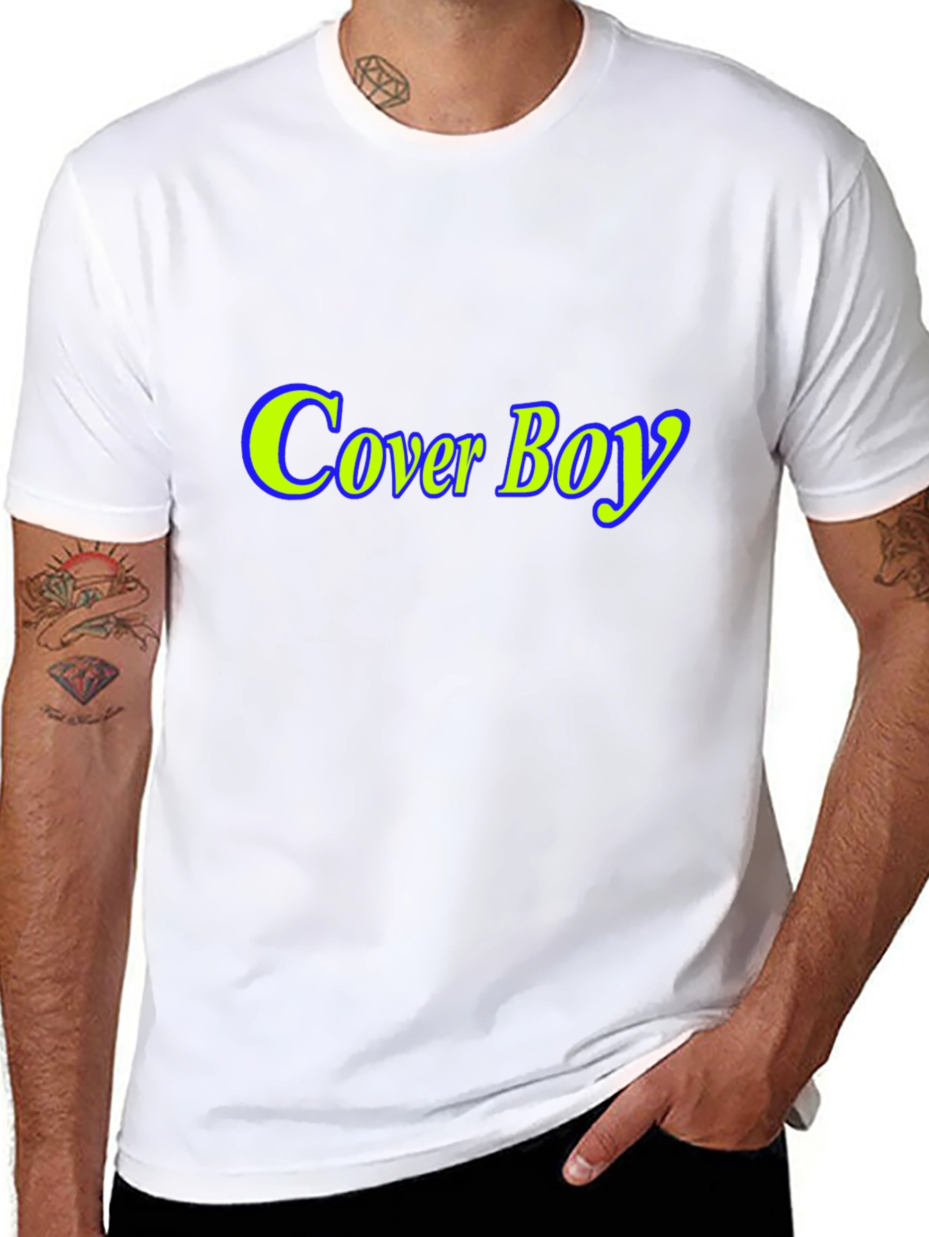Cover Boy Black T-Shirt