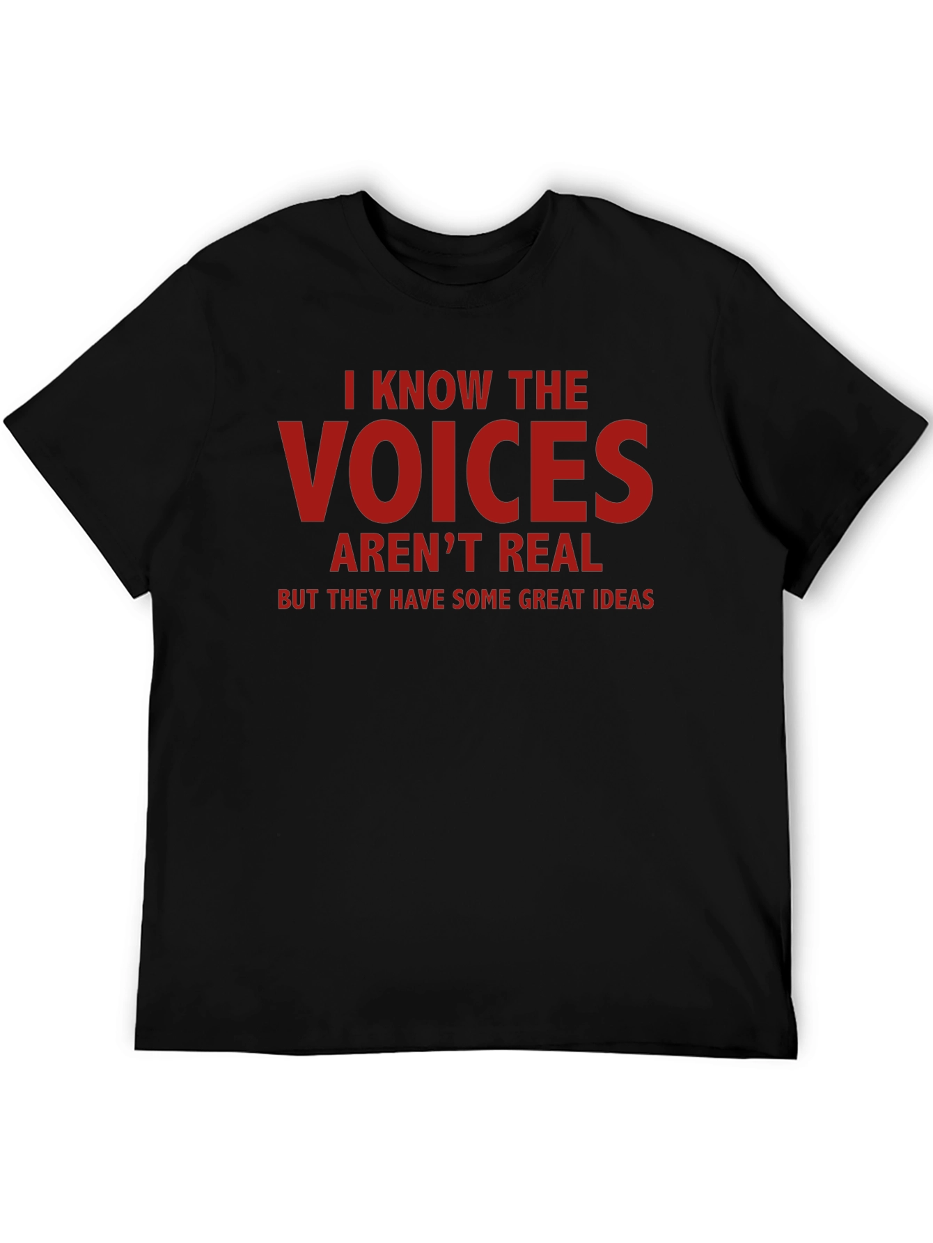 Funny Voices Graphic T-Shirt - Great Ideas Tee