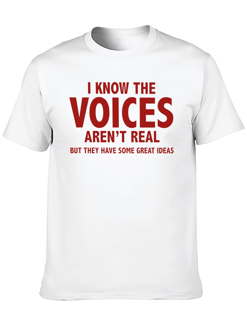 Funny Voices Graphic T-Shirt - Great Ideas Tee