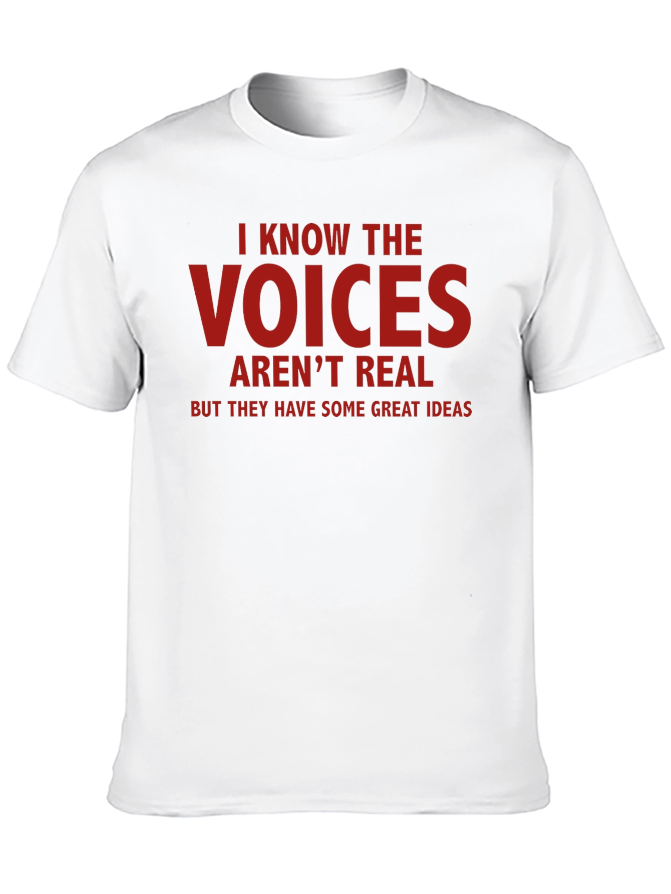 Funny Voices Graphic T-Shirt - Great Ideas Tee