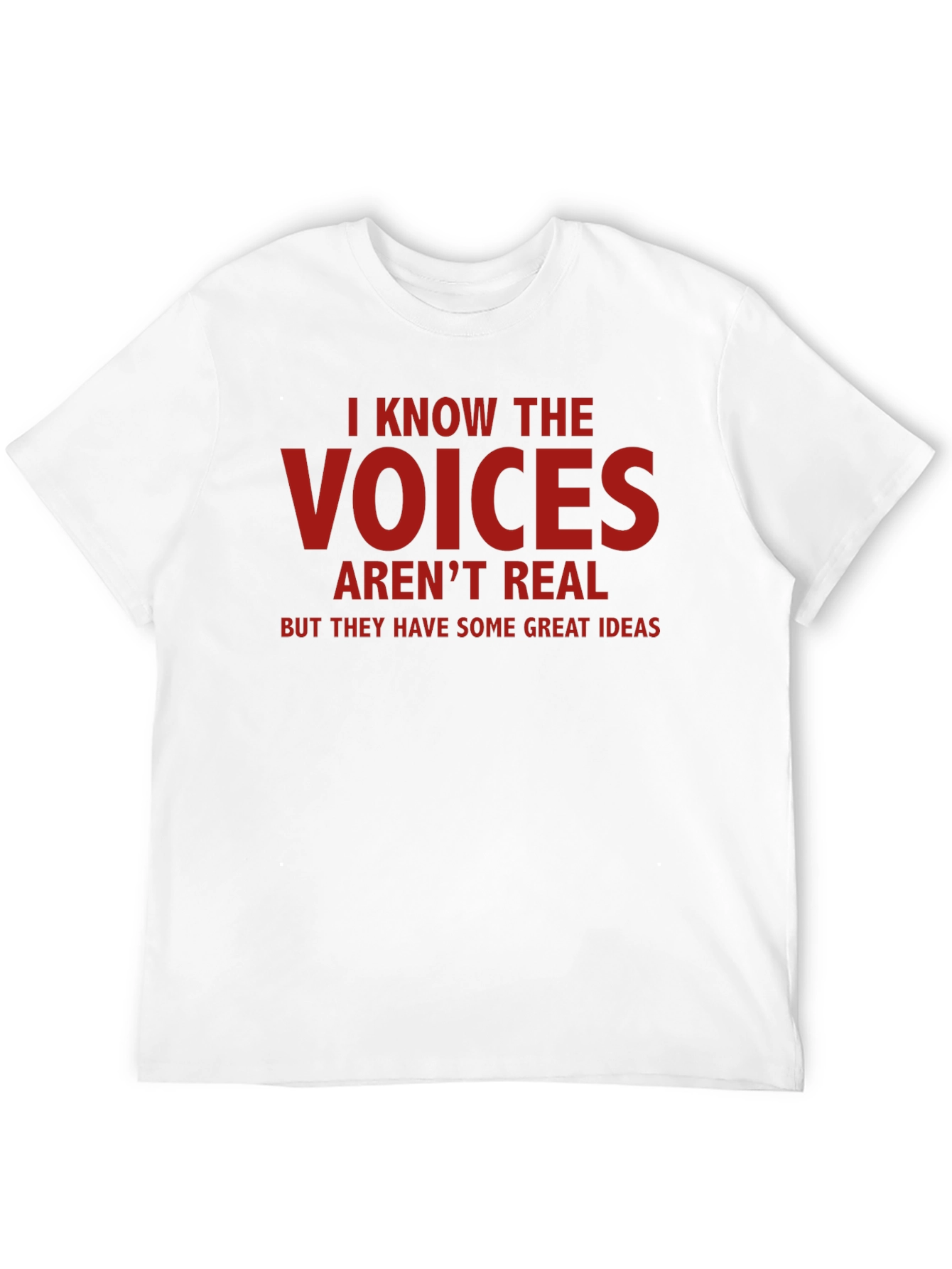 Funny Voices Graphic T-Shirt - Great Ideas Tee