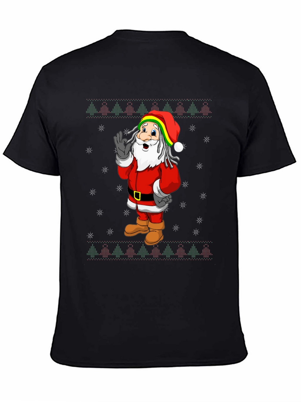 Rasta Santa Christmas T-Shirt