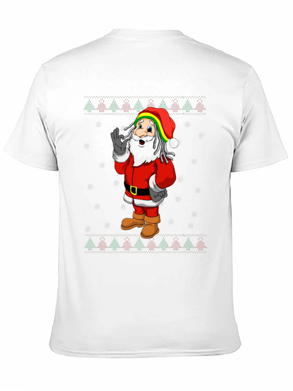 Rasta Santa Christmas T-Shirt