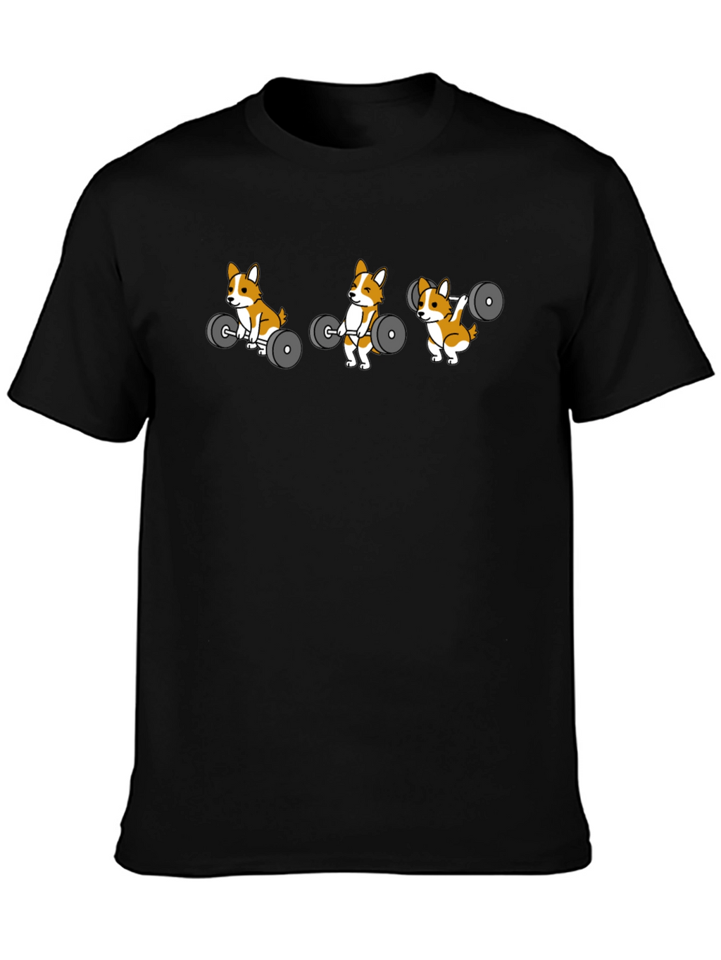 Weightlifting Corgi Tee