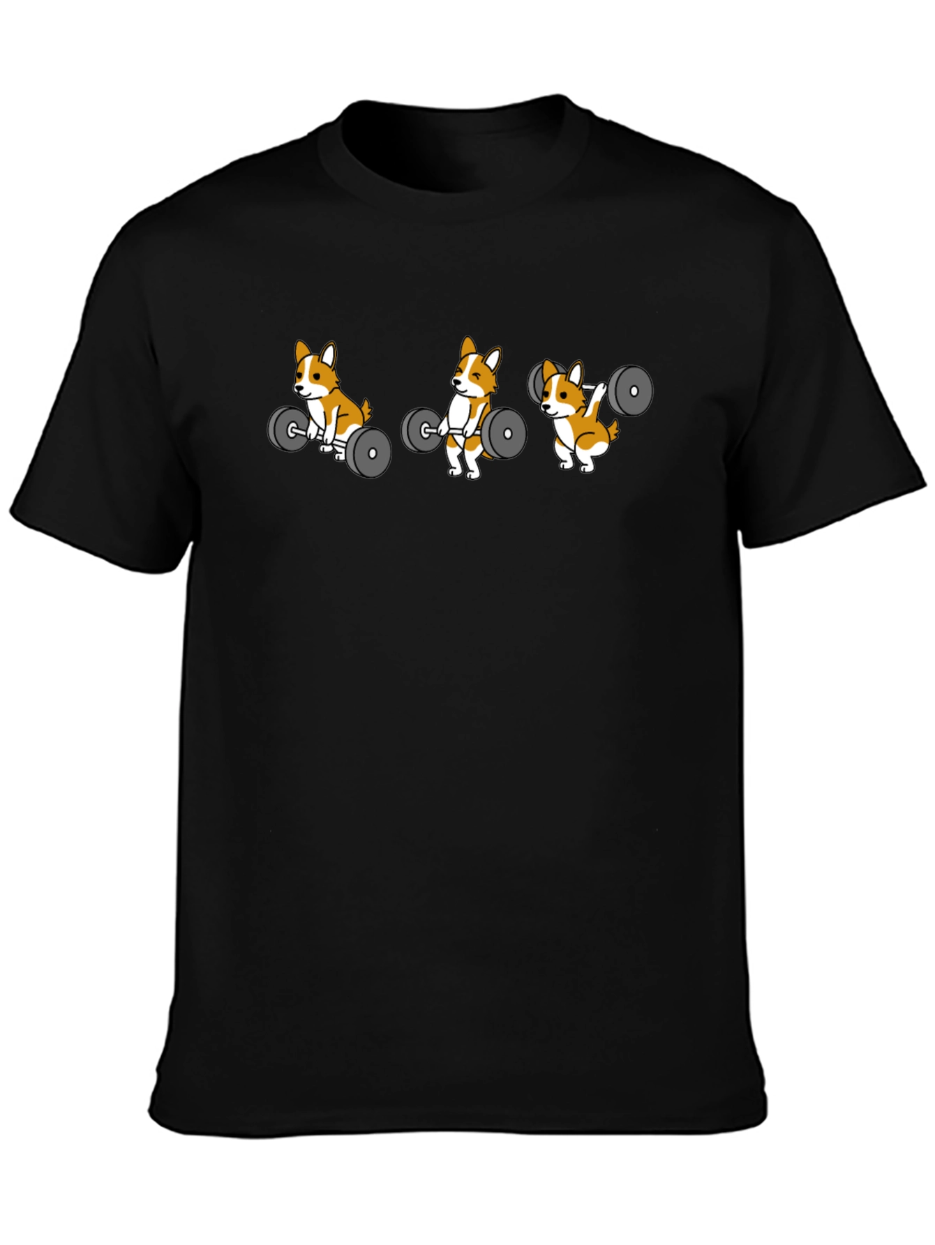 Weightlifting Corgi Tee