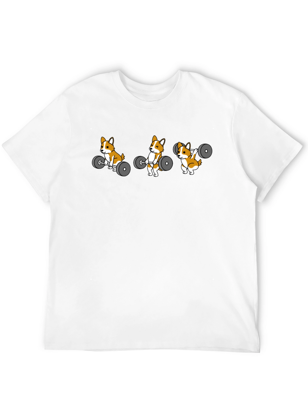 Weightlifting Corgi Tee