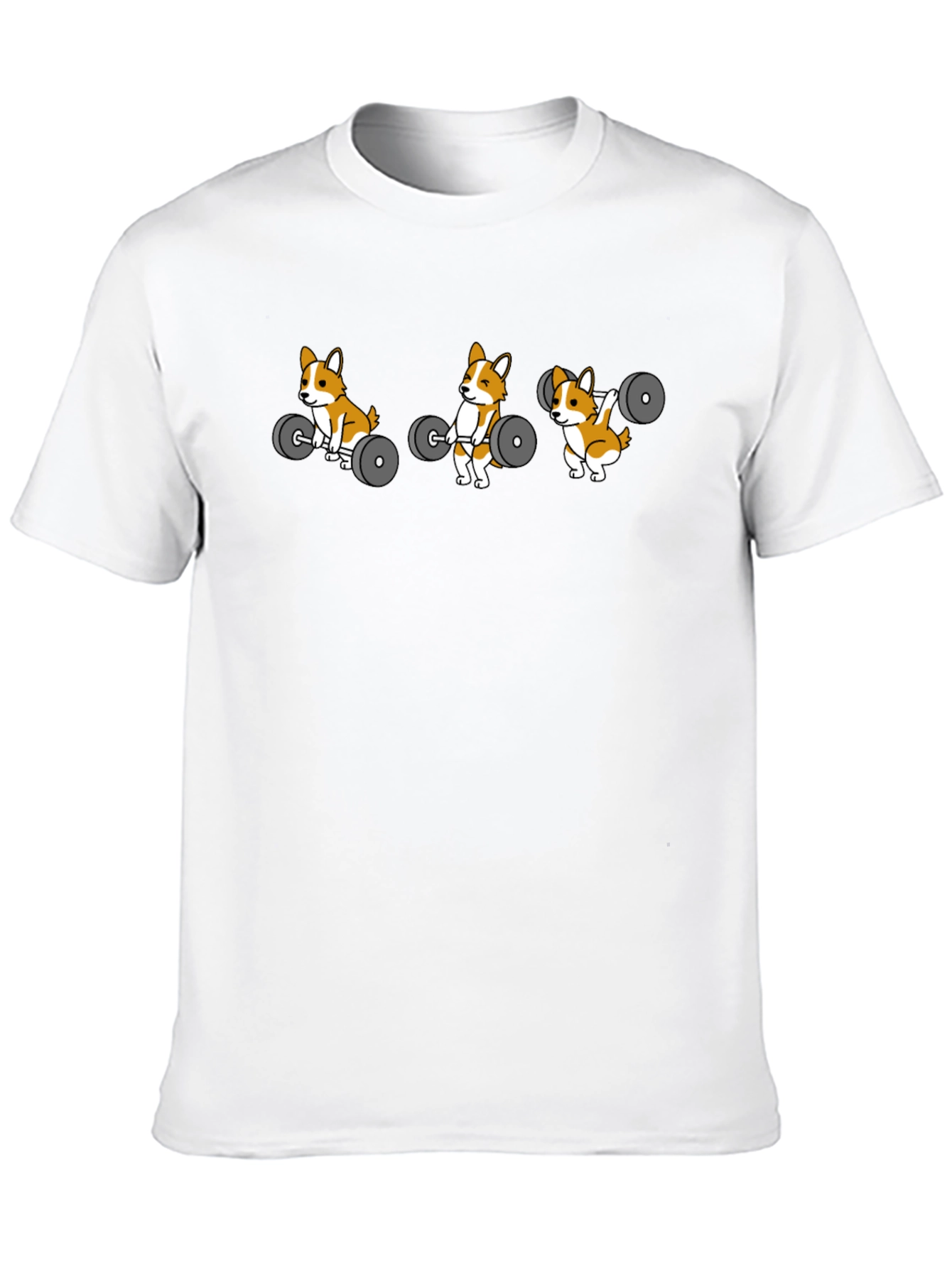 Weightlifting Corgi Tee