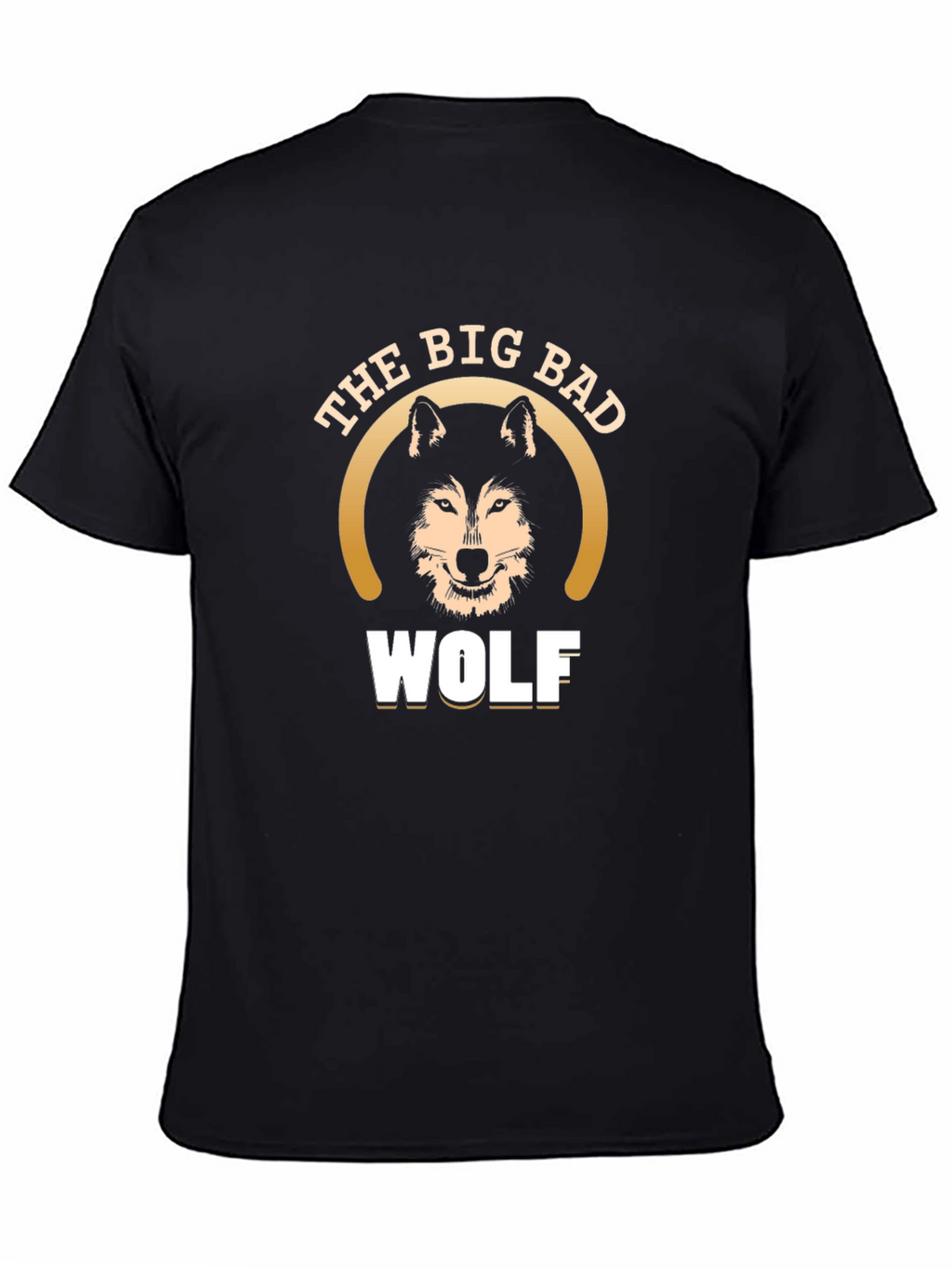 The Big Bad Wolf Graphic T-Shirt - Black