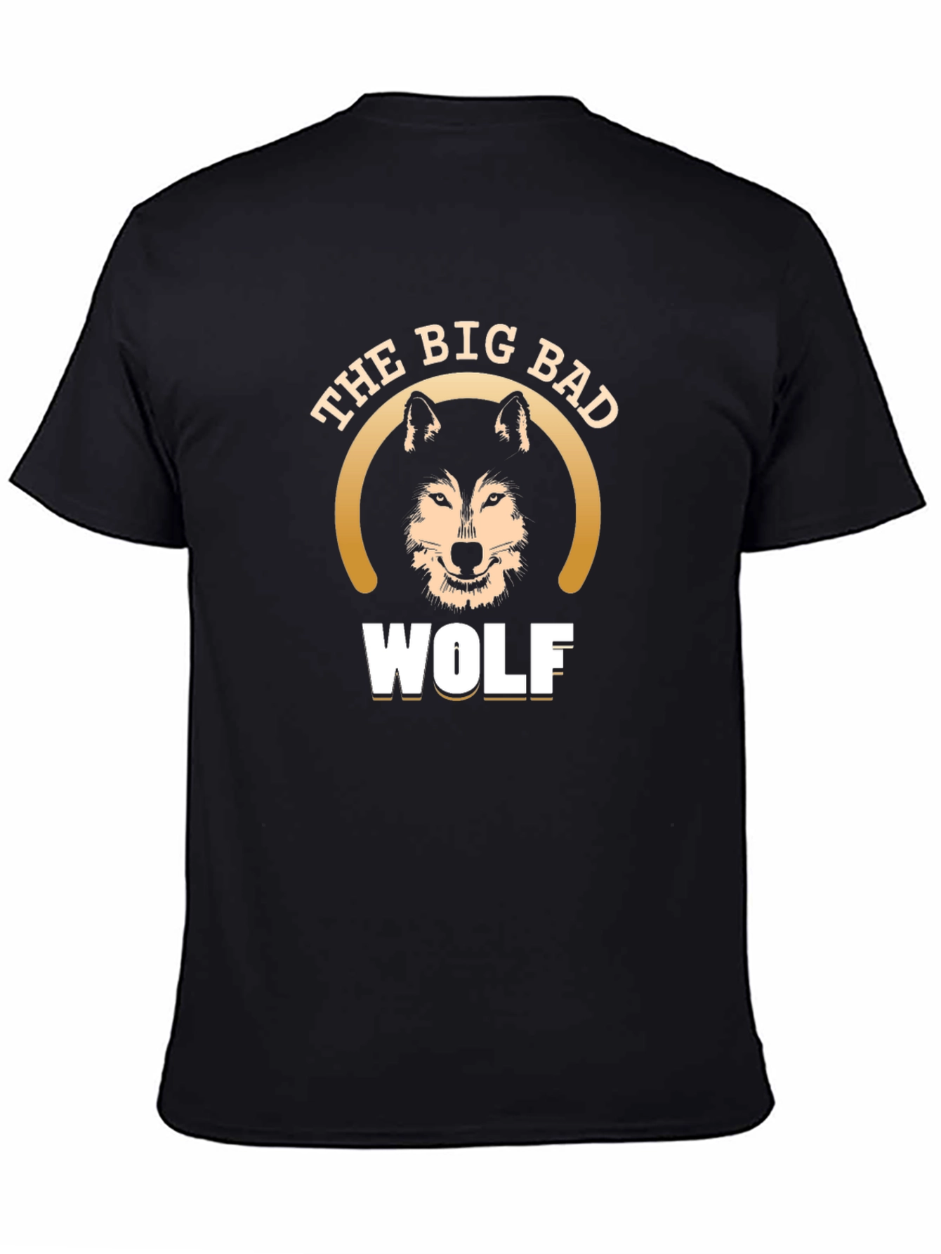 The Big Bad Wolf Graphic T-Shirt - Black