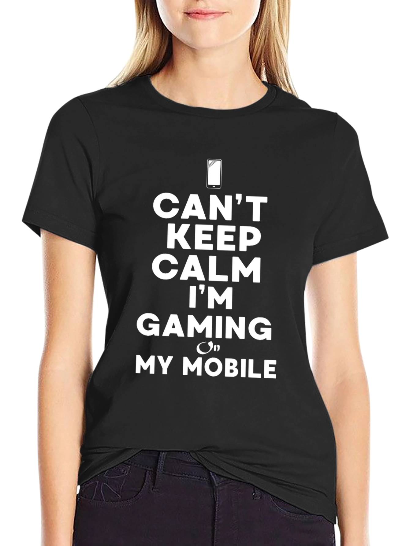 Gaming on Mobile T-Shirt - Cant Keep Calm