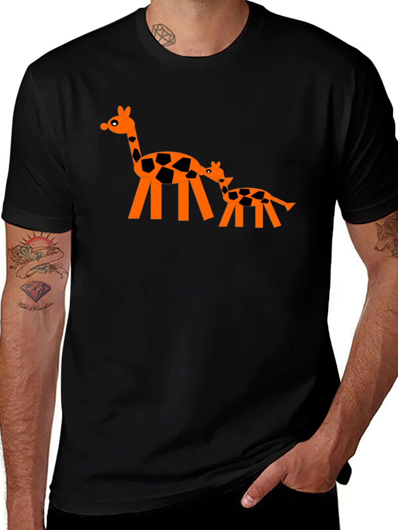 Giraffe Graphic Tee - Fun Stylish T-Shirt