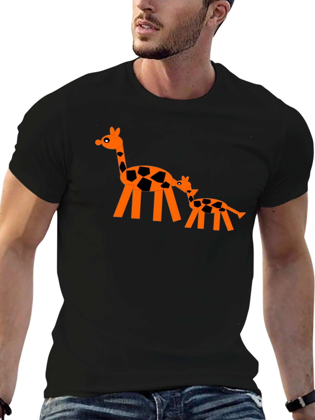 Giraffe Graphic Tee - Fun Stylish T-Shirt